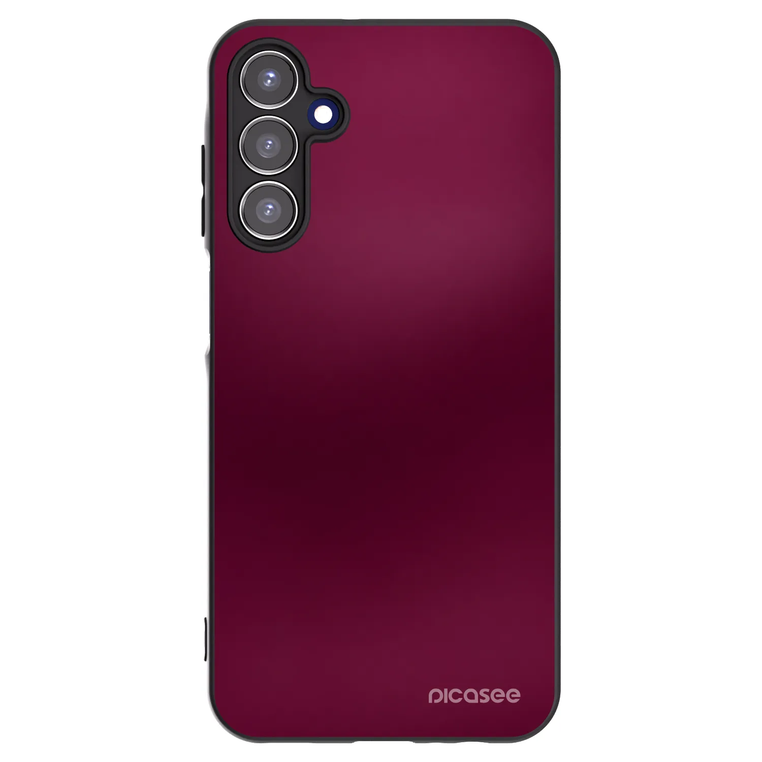 Picasee fekete szilikon tok az alábbi mobiltelefonokra Samsung Galaxy A15 A155F 4G - Velvet Bordeaux