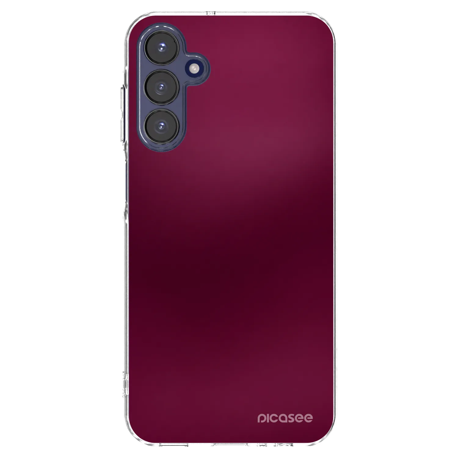 Picasee átlátszó szilikon tok az alábbi mobiltelefonokra Samsung Galaxy A15 A155F 4G - Velvet Bordeaux