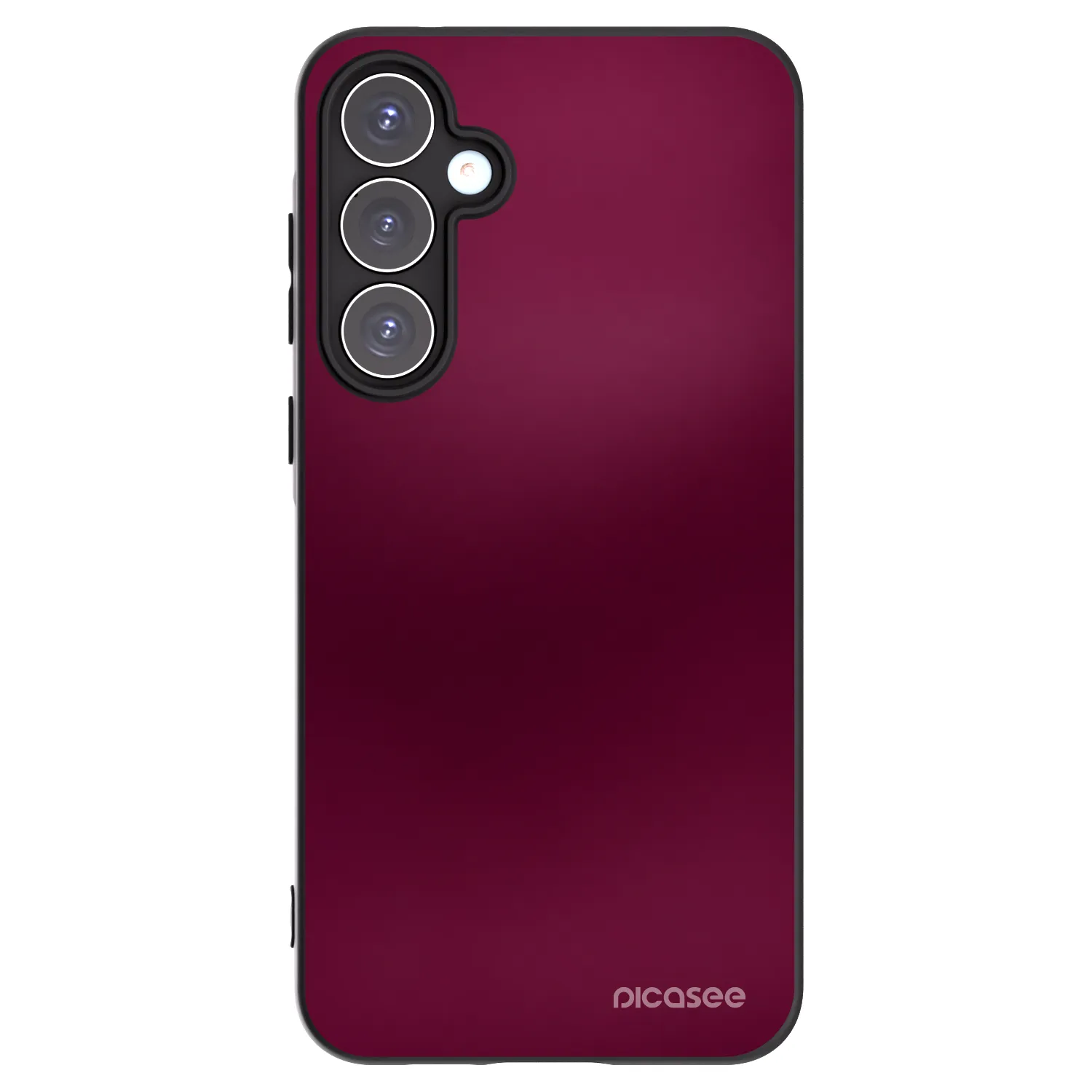 Picasee fekete szilikon tok az alábbi mobiltelefonokra Samsung Galaxy A55 5G A556B - Velvet Bordeaux