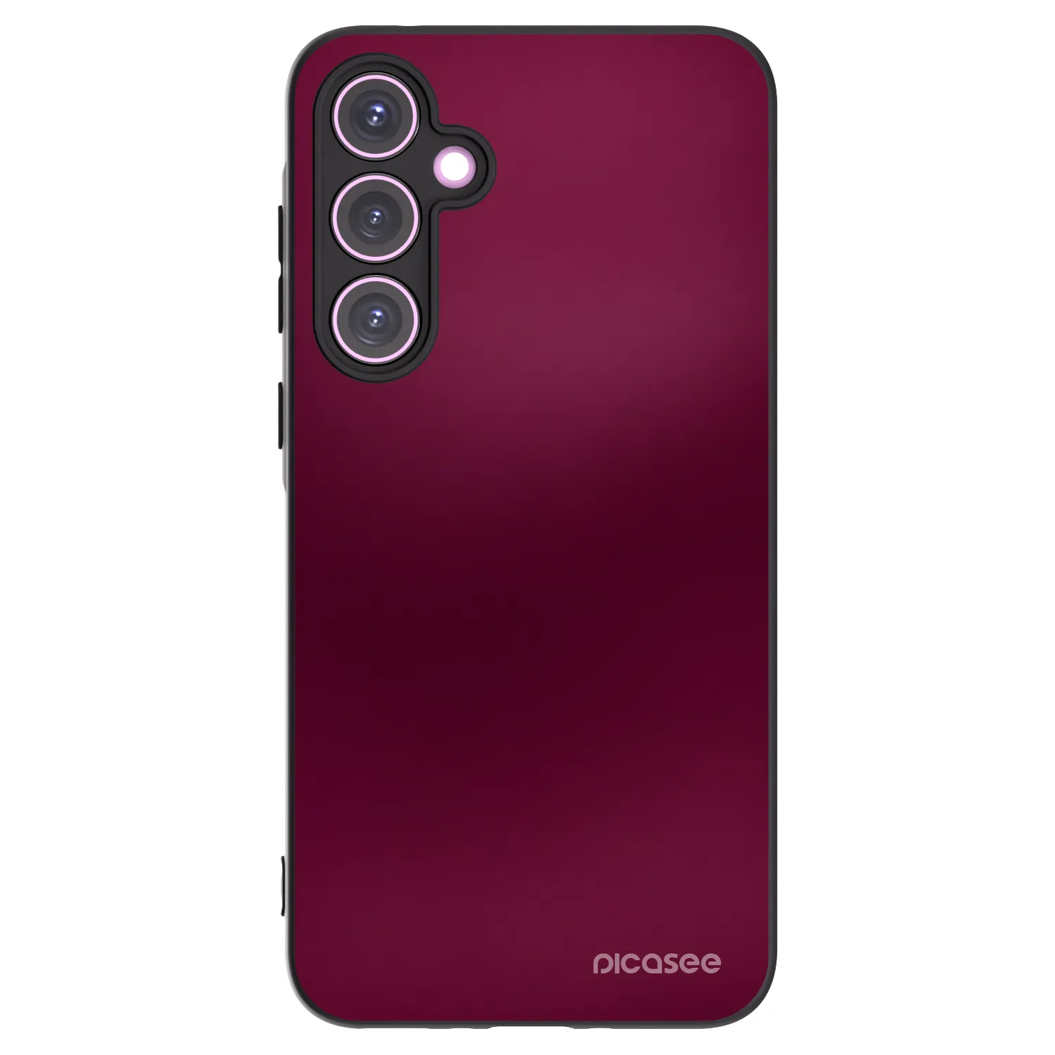 Picasee fekete szilikon tok az alábbi mobiltelefonokra Samsung Galaxy A35 5G A356B - Velvet Bordeaux