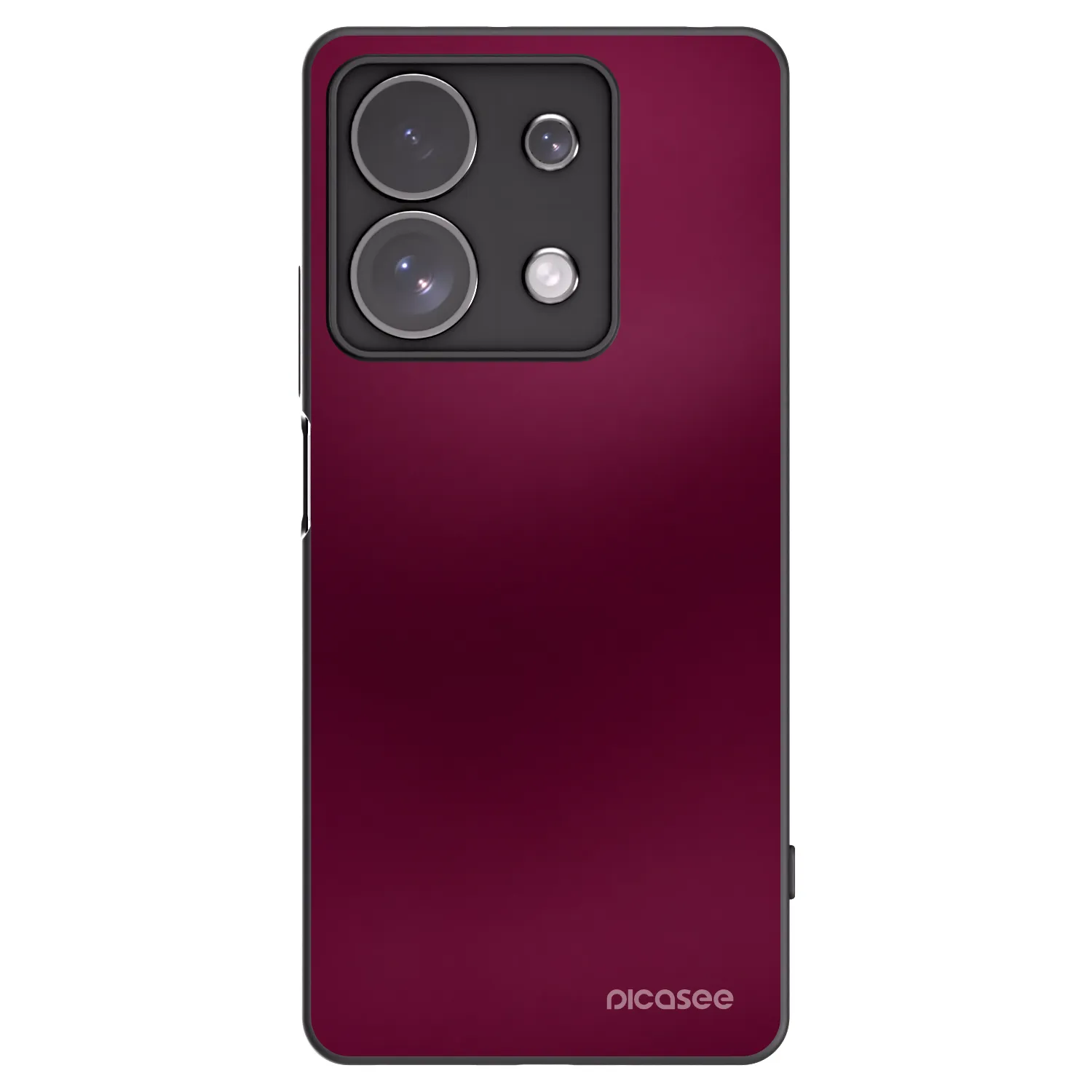 Picasee fekete szilikon tok az alábbi mobiltelefonokra Xiaomi Redmi Note 13 Pro 4G - Velvet Bordeaux