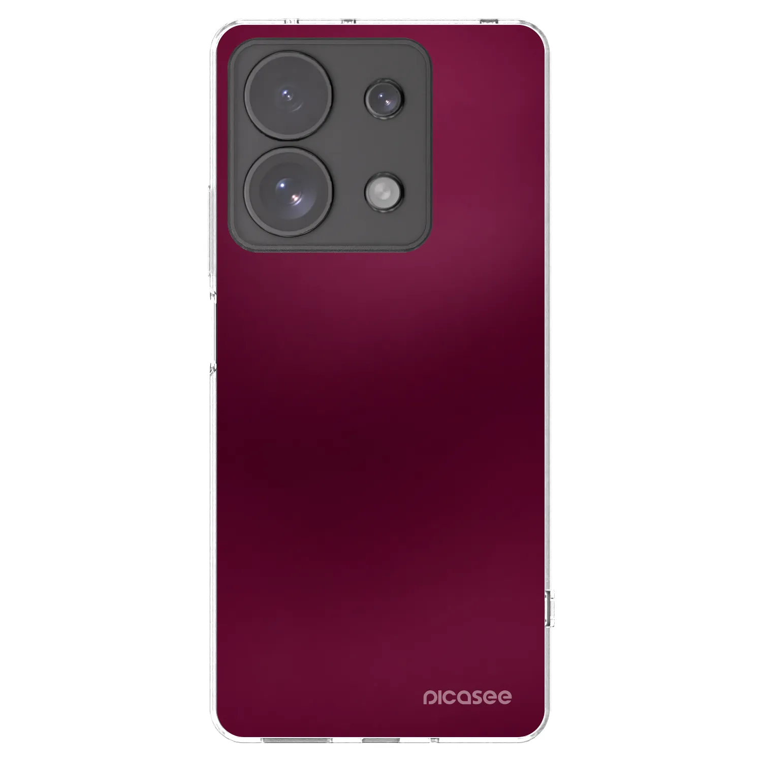 Picasee átlátszó szilikon tok az alábbi mobiltelefonokra Xiaomi Redmi Note 13 Pro 4G - Velvet Bordeaux