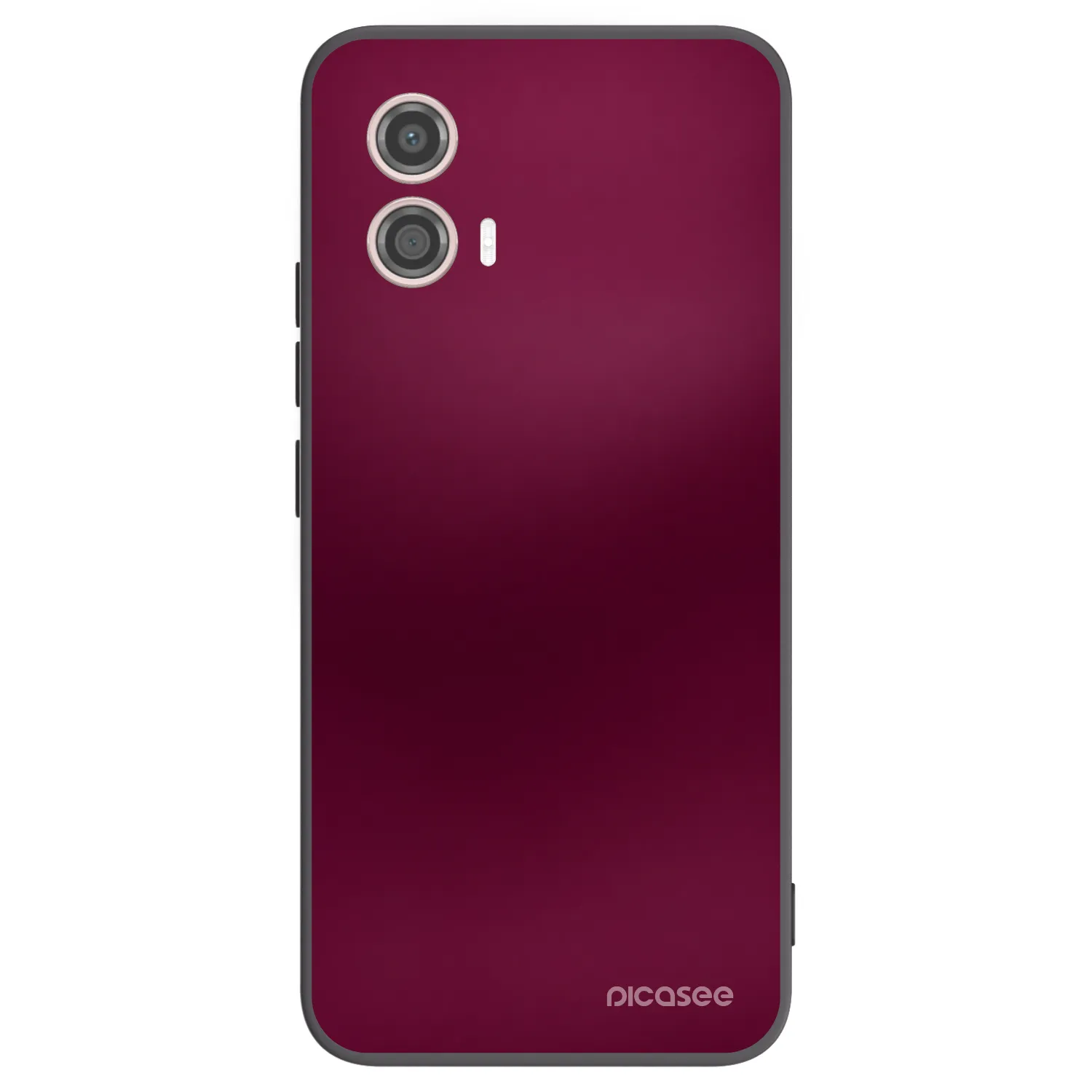 Picasee fekete szilikon tok az alábbi mobiltelefonokra Motorola Moto G53 5G - Velvet Bordeaux
