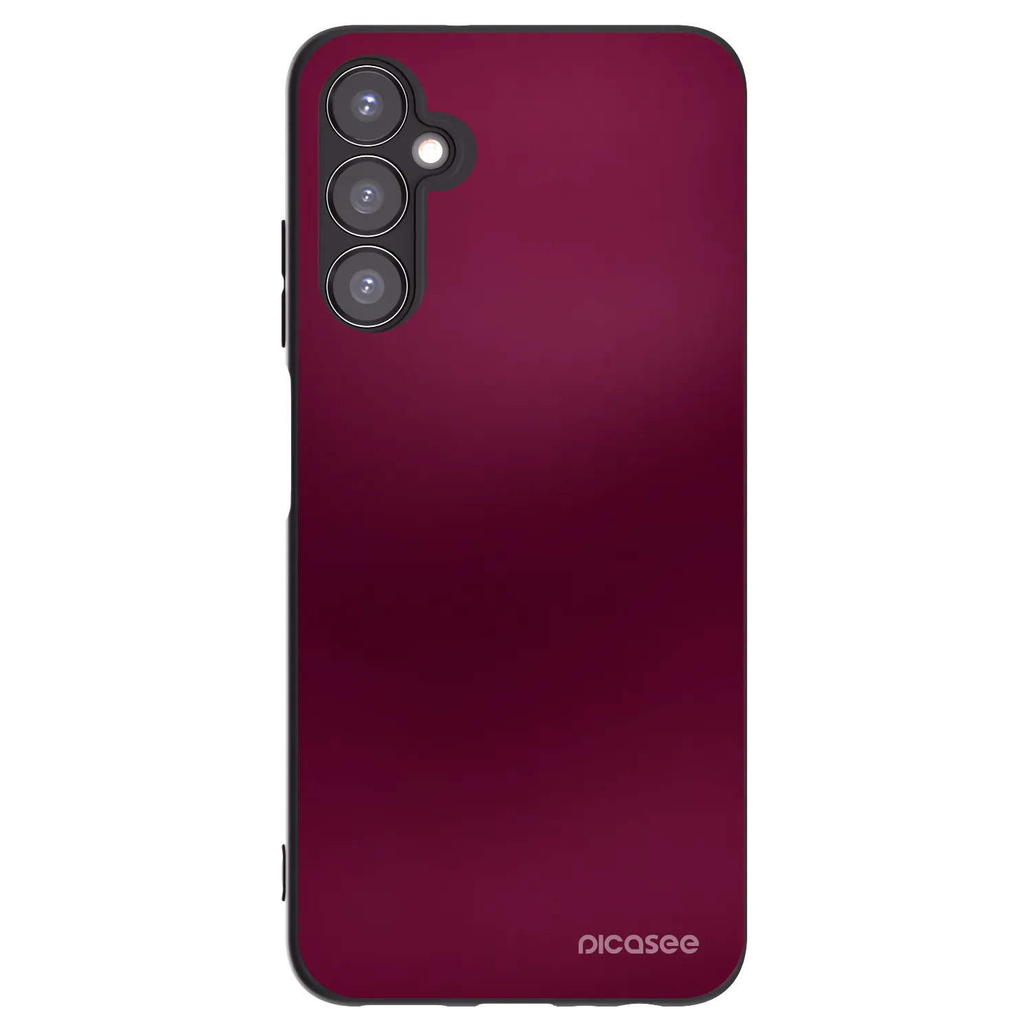 Picasee fekete szilikon tok az alábbi mobiltelefonokra Samsung Galaxy A05s A057G - Velvet Bordeaux