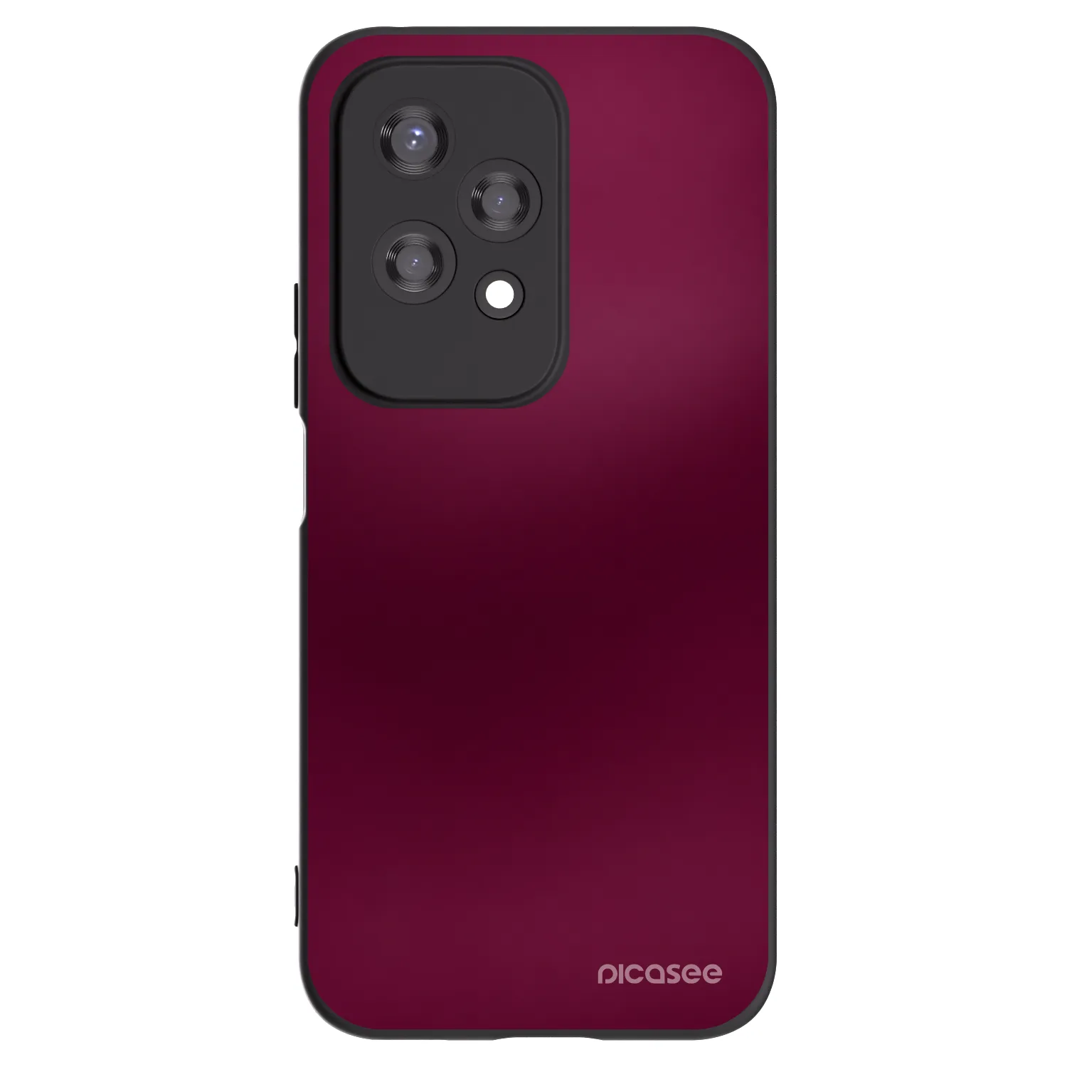 Picasee fekete szilikon tok az alábbi mobiltelefonokra Honor 200 Lite - Velvet Bordeaux