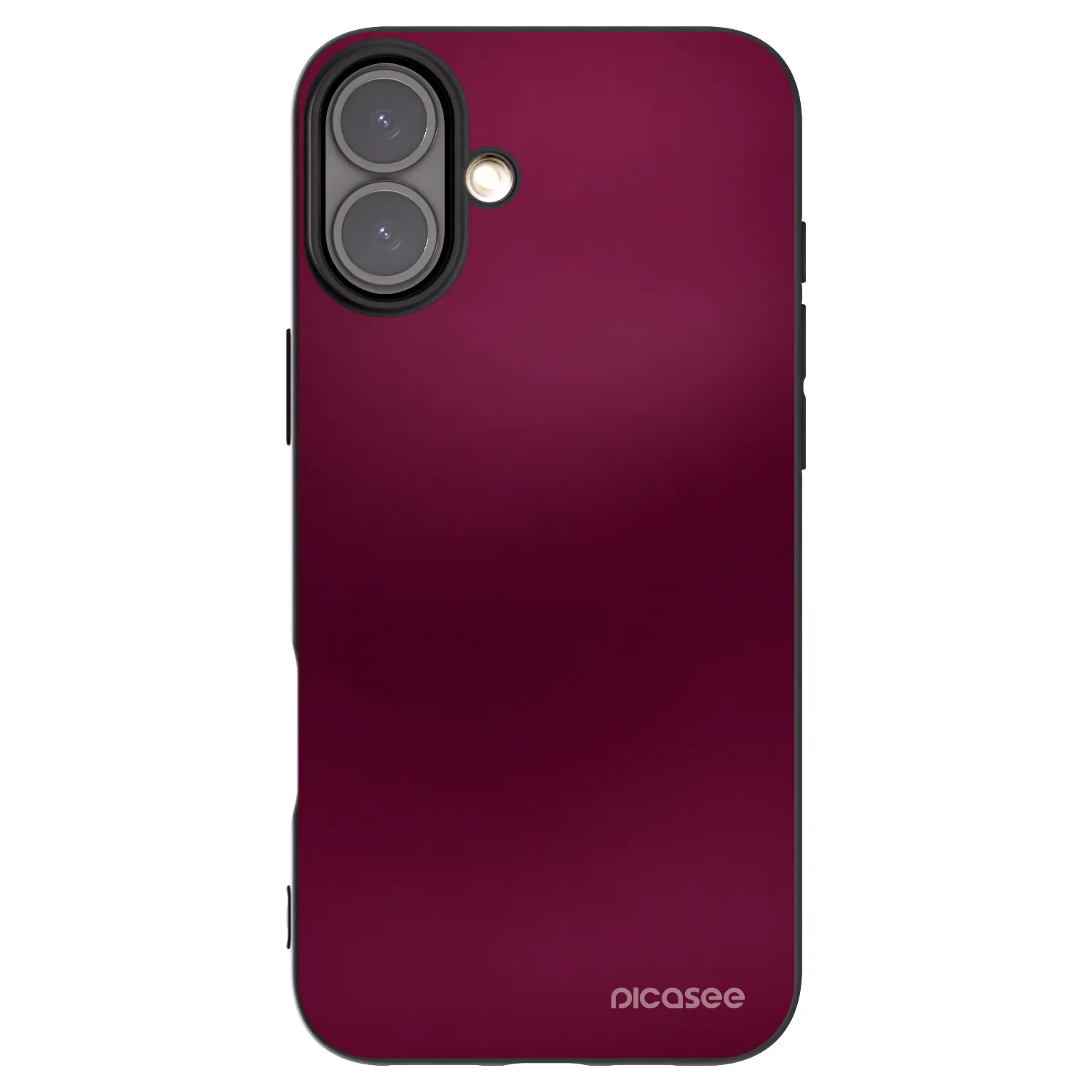 Picasee fekete szilikon tok az alábbi mobiltelefonokra Apple iPhone 16 Plus - Velvet Bordeaux