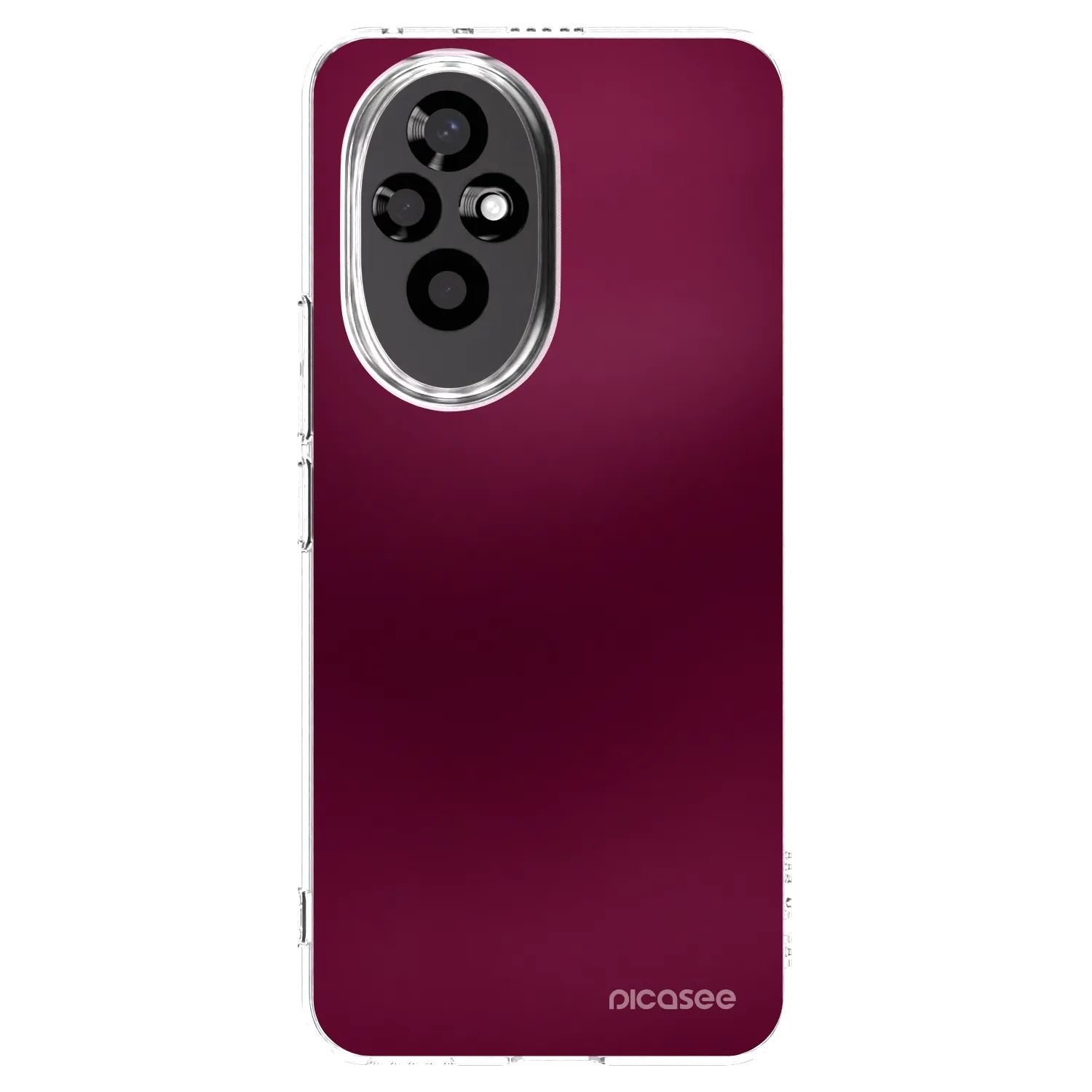 Picasee átlátszó szilikon tok az alábbi mobiltelefonokra Honor 200 5G - Velvet Bordeaux