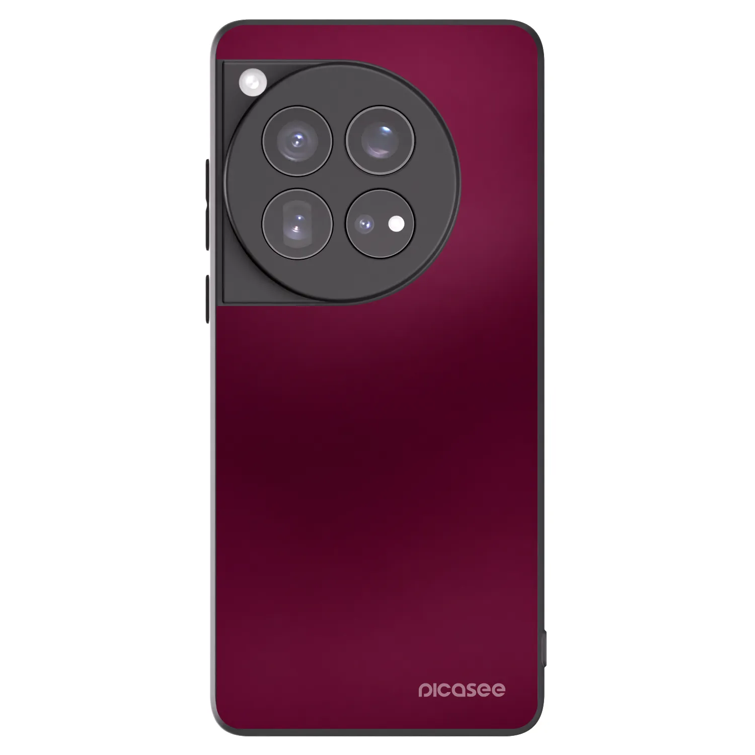 Picasee fekete szilikon tok az alábbi mobiltelefonokra OnePlus 12 5G - Velvet Bordeaux