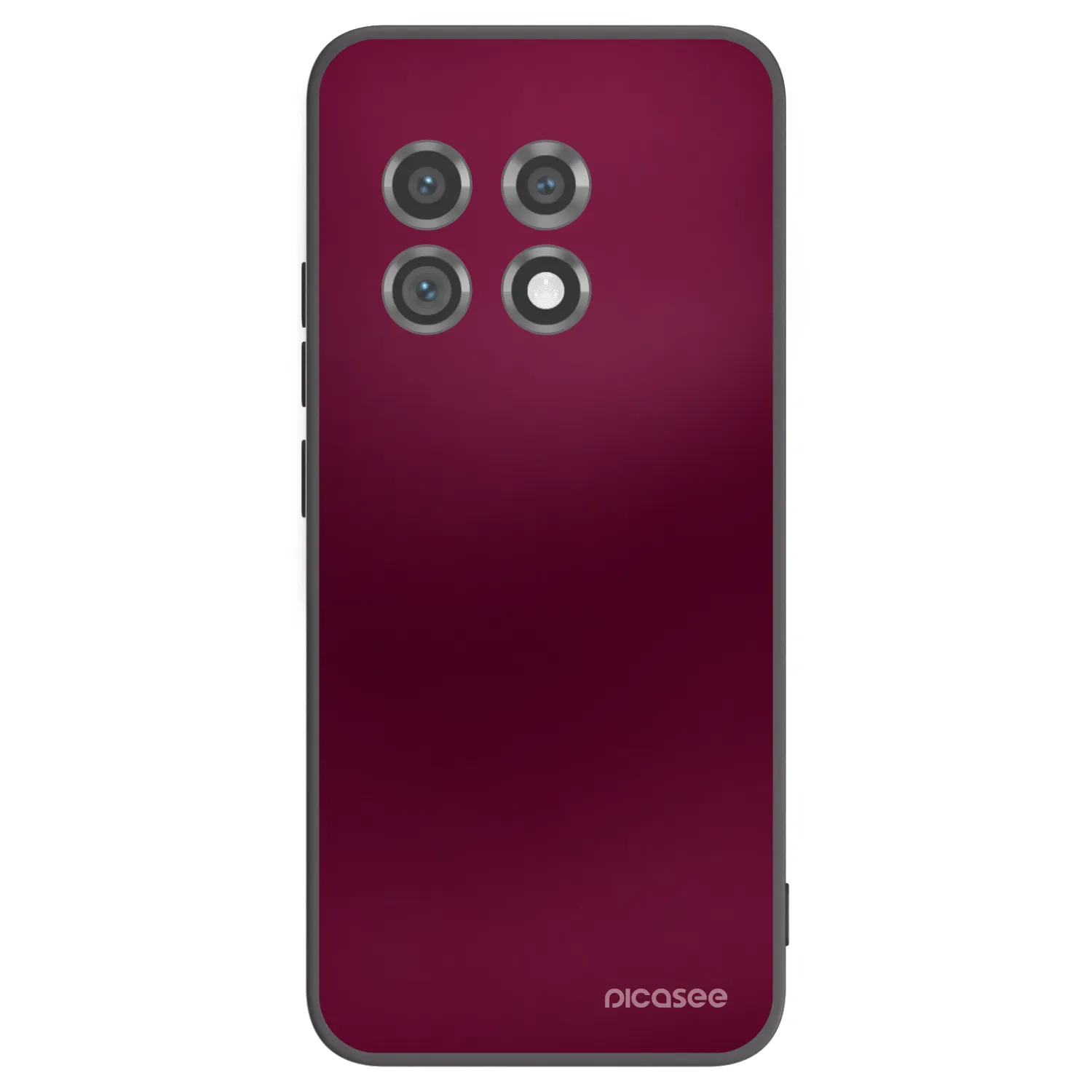 Picasee fekete szilikon tok az alábbi mobiltelefonokra OnePlus 11 5G - Velvet Bordeaux