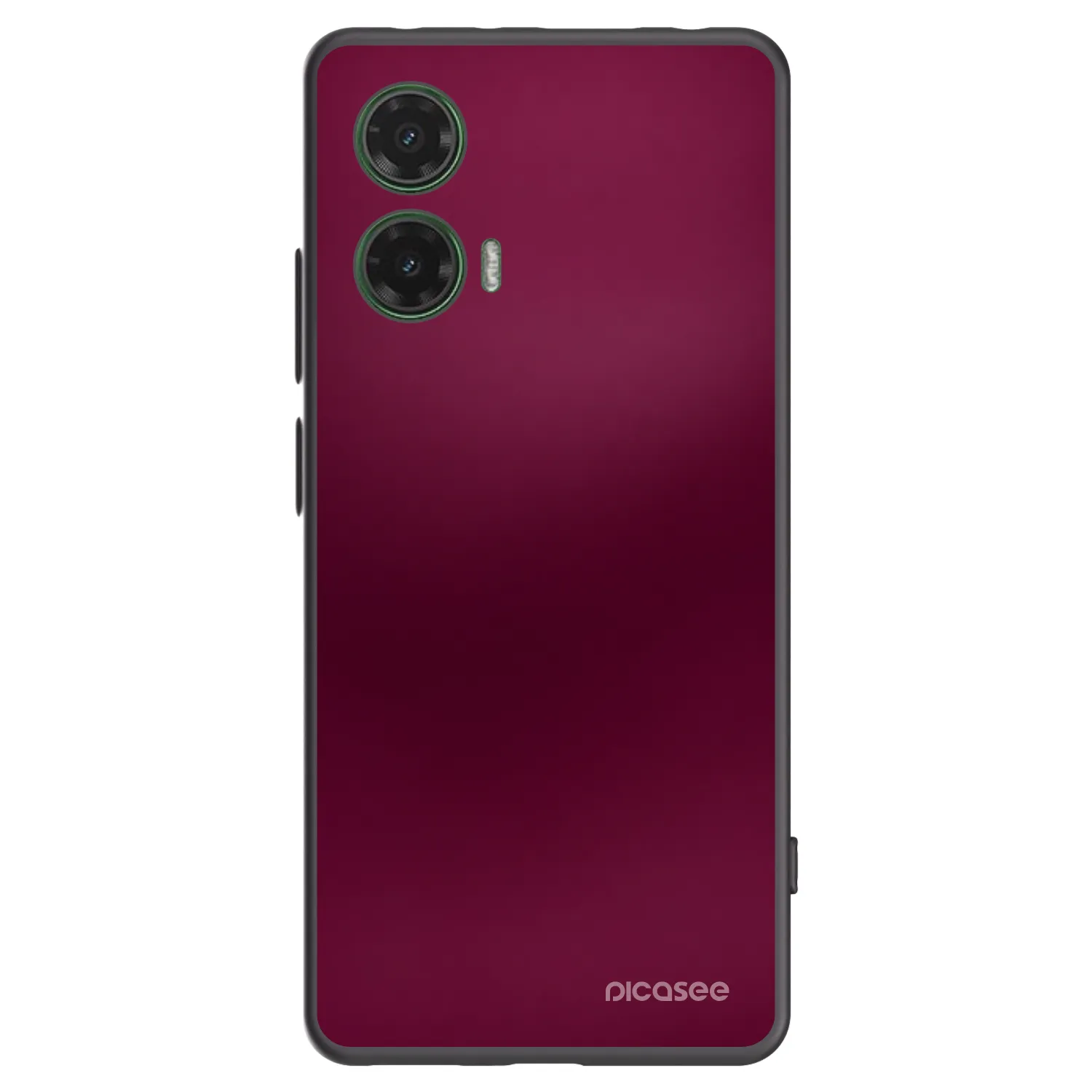 Picasee fekete szilikon tok az alábbi mobiltelefonokra Motorola Moto G35 5G - Velvet Bordeaux