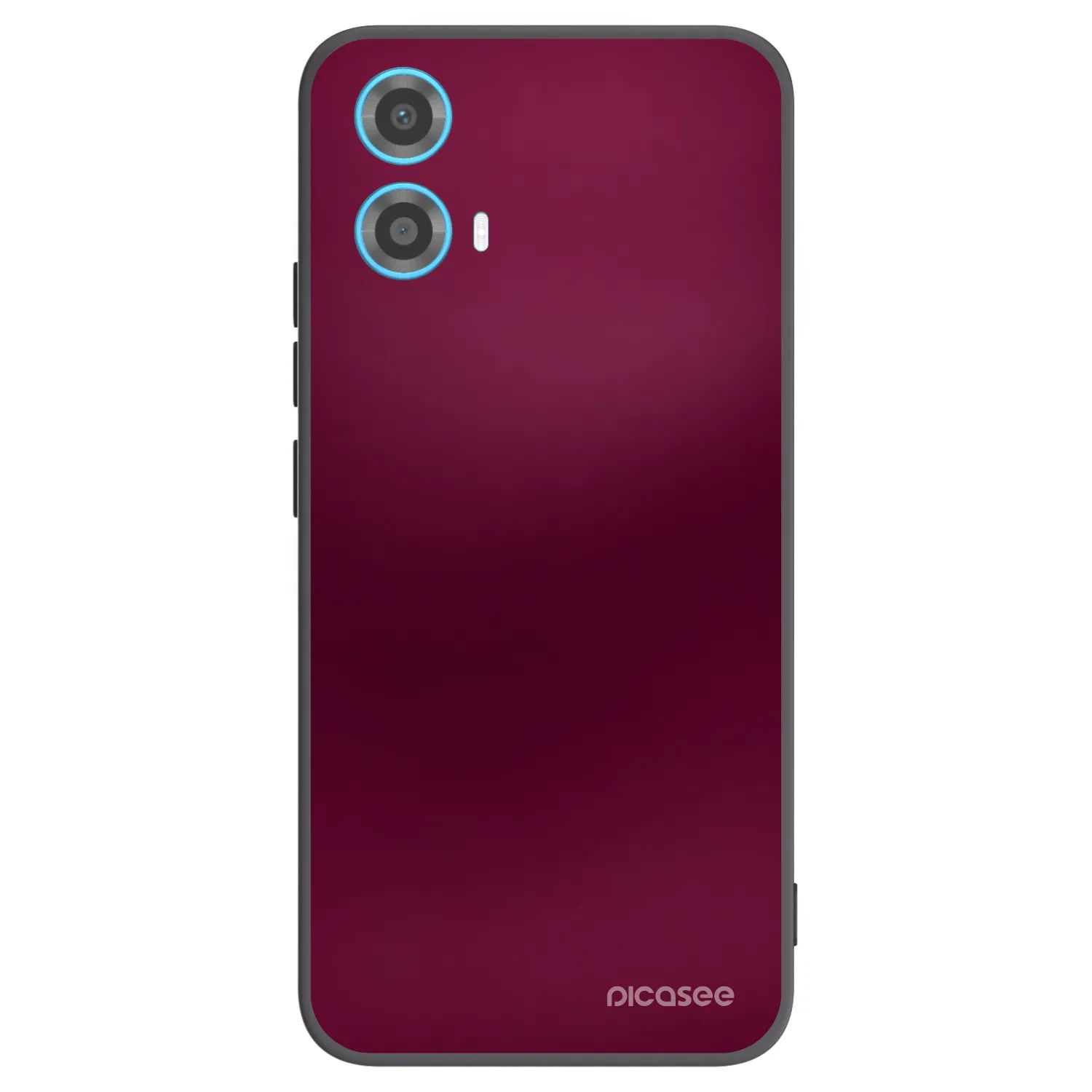 Picasee fekete szilikon tok az alábbi mobiltelefonokra Motorola Moto G34 5G - Velvet Bordeaux