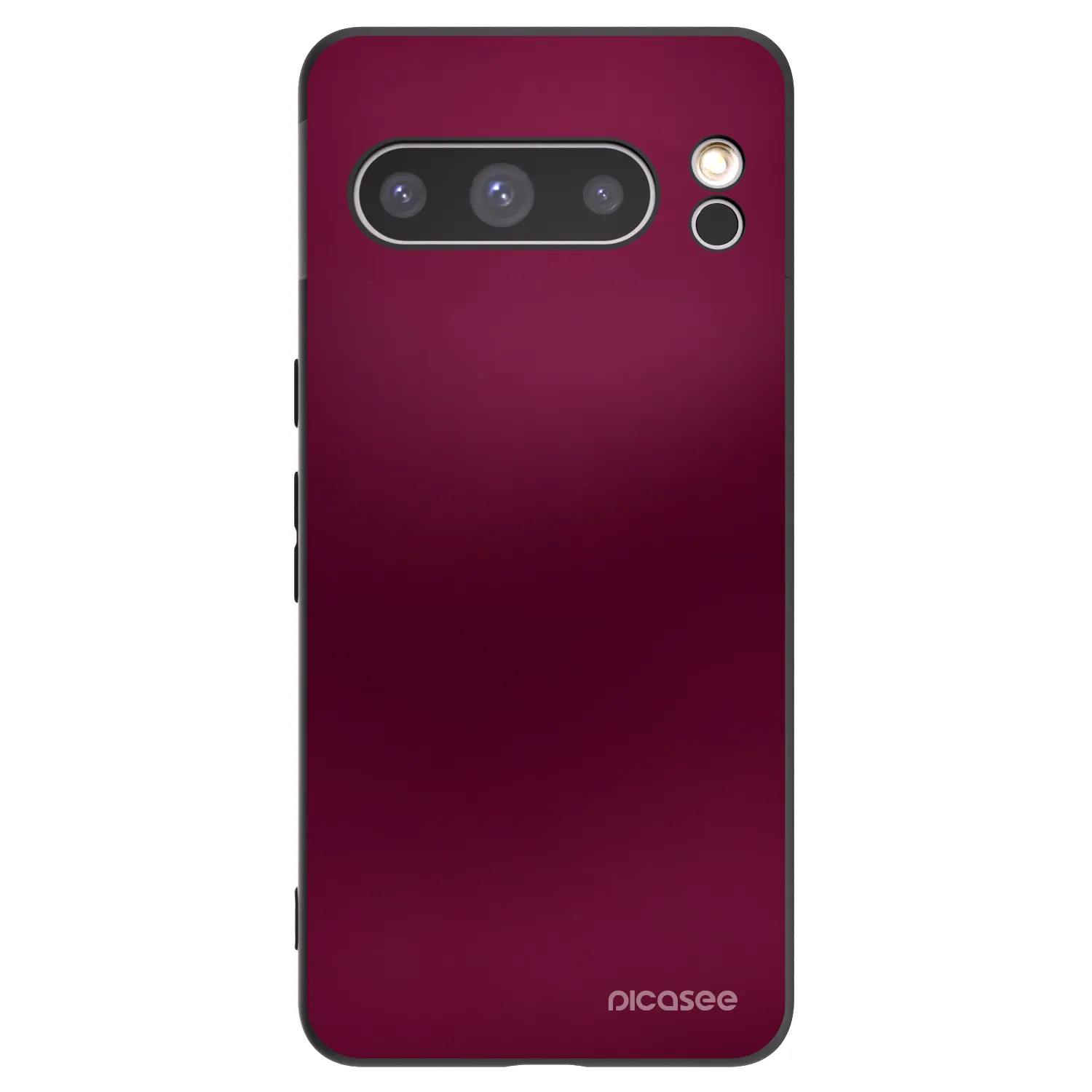 Picasee fekete szilikon tok az alábbi mobiltelefonokra Google Pixel 8 Pro - Velvet Bordeaux