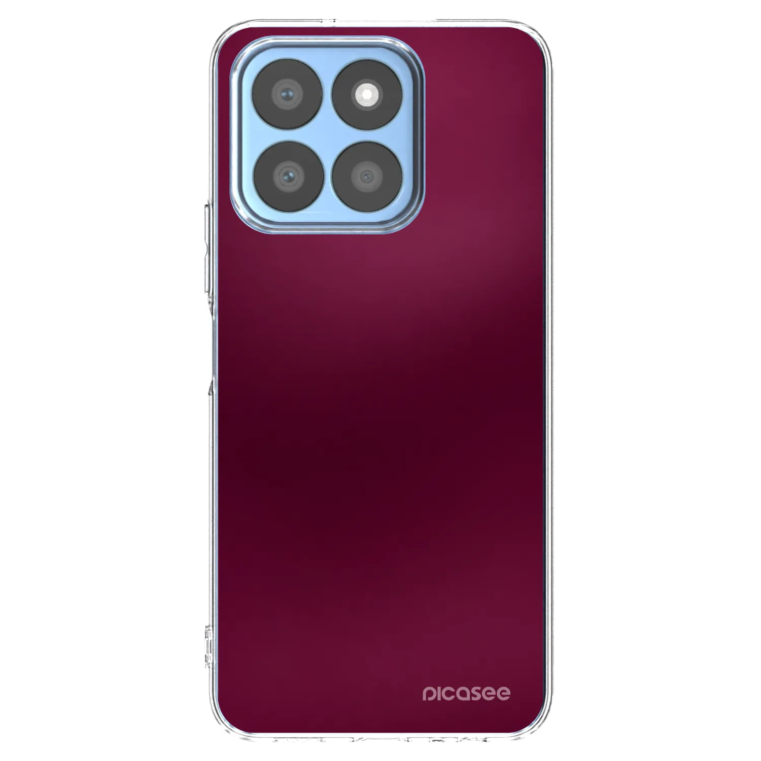 Picasee átlátszó szilikon tok az alábbi mobiltelefonokra Honor X8c - Velvet Bordeaux