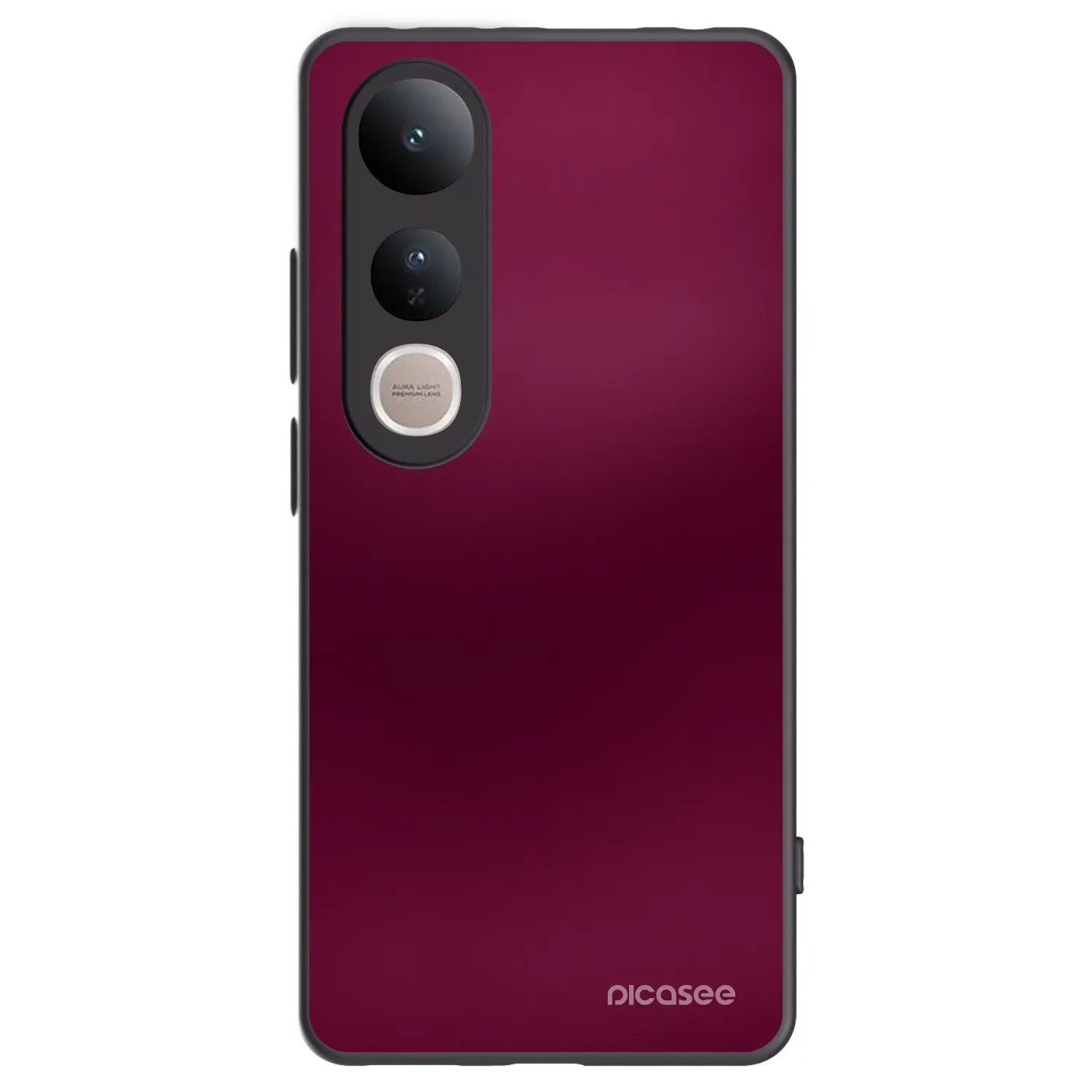 Picasee fekete szilikon tok az alábbi mobiltelefonokra Vivo V50 Lite 5G - Velvet Bordeaux