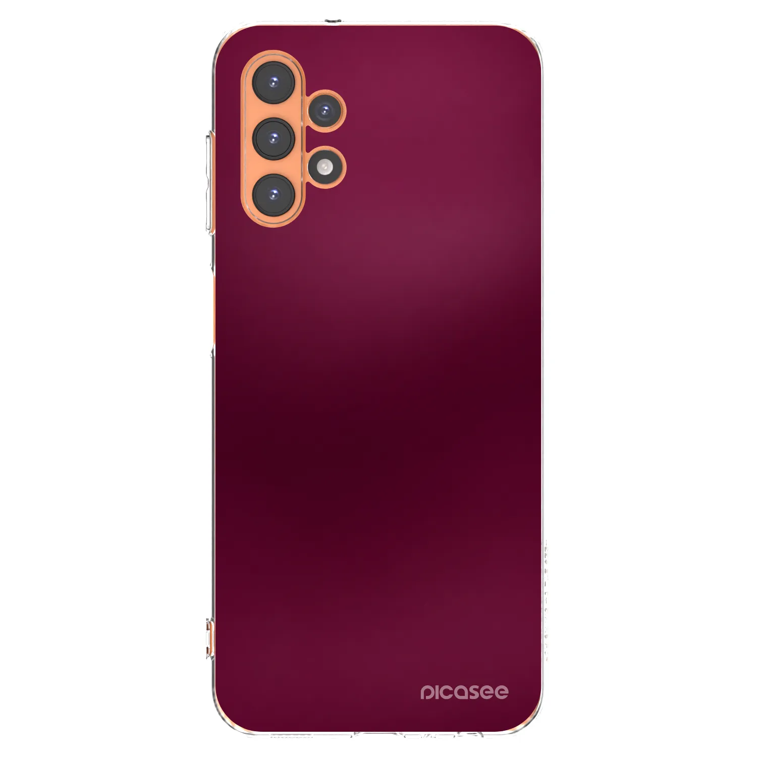 Picasee átlátszó szilikon tok az alábbi mobiltelefonokra Samsung Galaxy A13 5G - Velvet Bordeaux