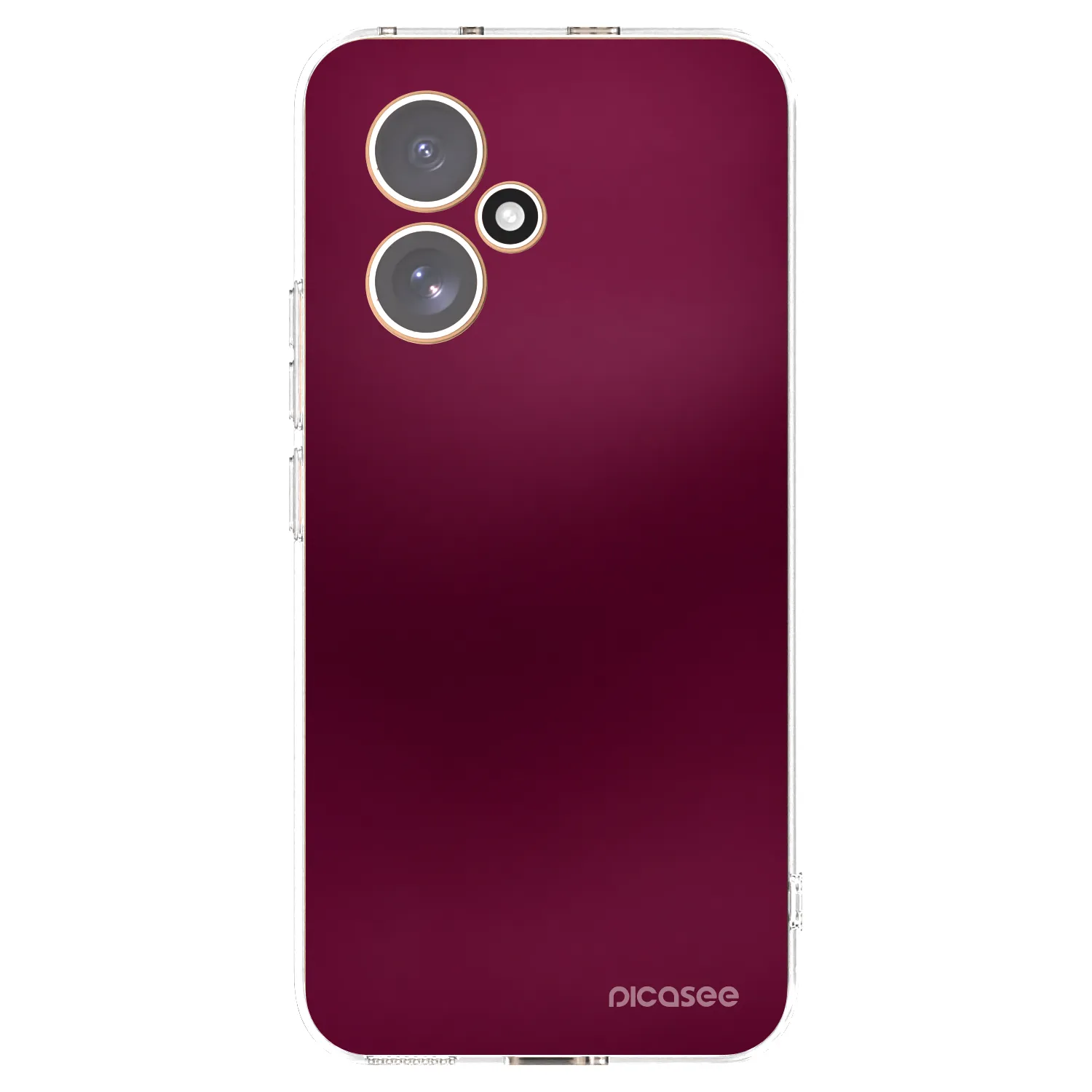 Picasee átlátszó szilikon tok az alábbi mobiltelefonokra Honor 400 5G - Velvet Bordeaux