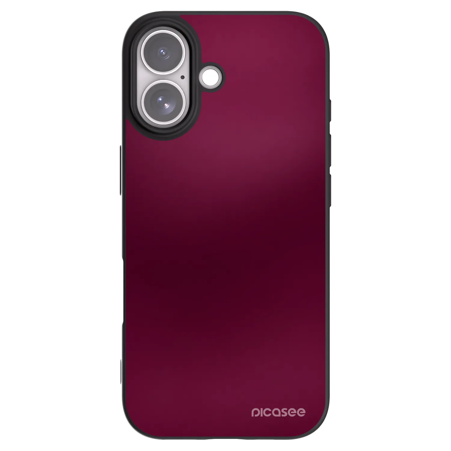 Picasee fekete szilikon tok az alábbi mobiltelefonokra Apple iPhone 17 - Velvet Bordeaux