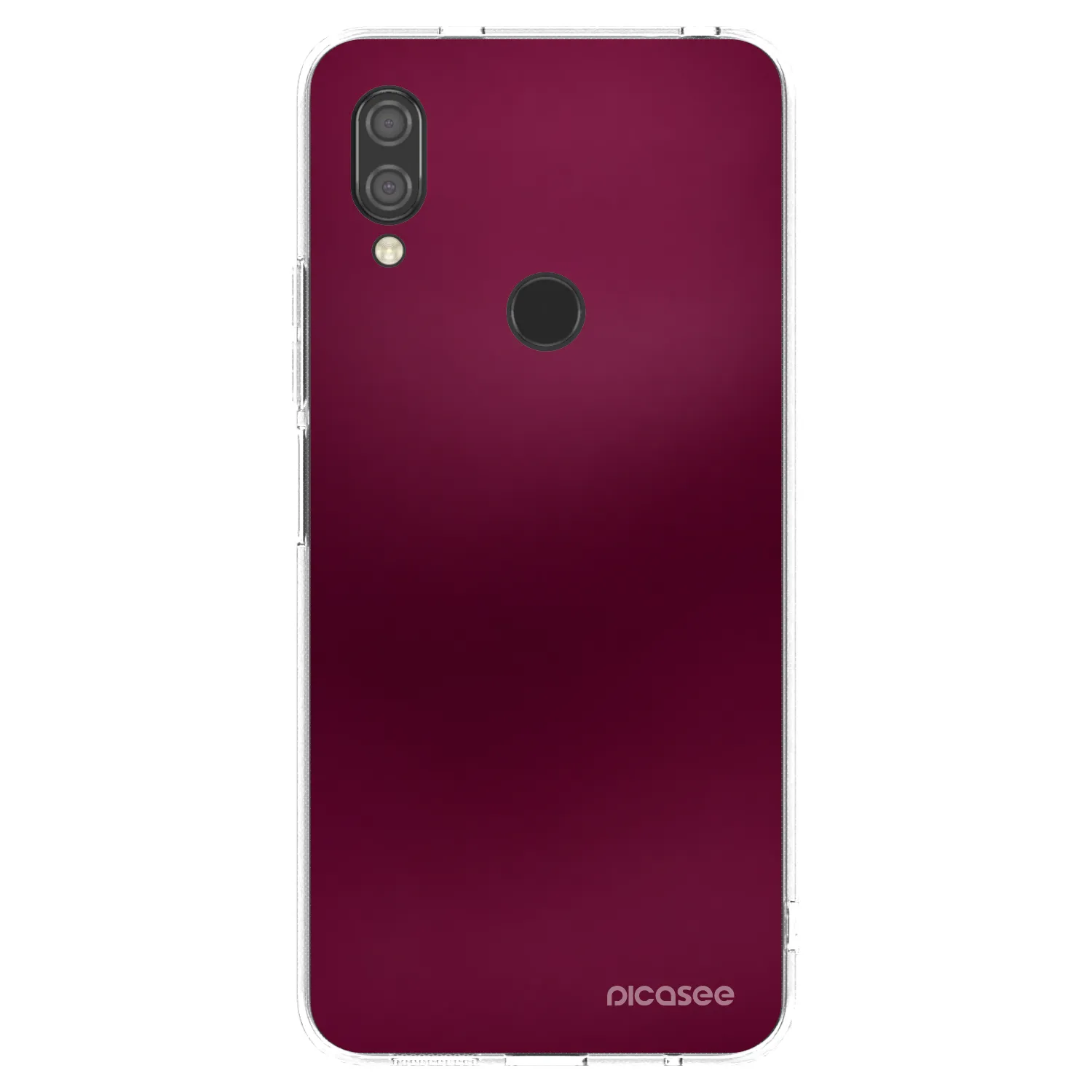 Picasee átlátszó szilikon tok az alábbi mobiltelefonokra Xiaomi Redmi 7 - Velvet Bordeaux