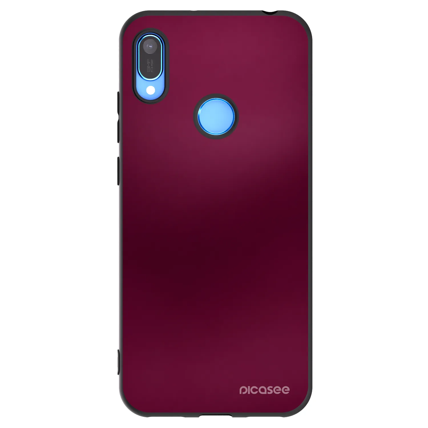 Picasee fekete szilikon tok az alábbi mobiltelefonokra Huawei Y6 2019 - Velvet Bordeaux