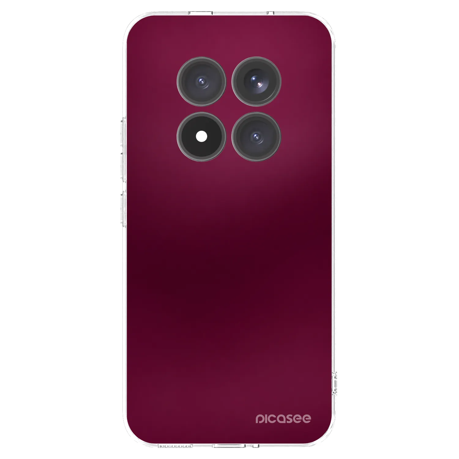 Picasee átlátszó szilikon tok az alábbi mobiltelefonokra Xiaomi Redmi Note 15 Pro+ - Velvet Bordeaux