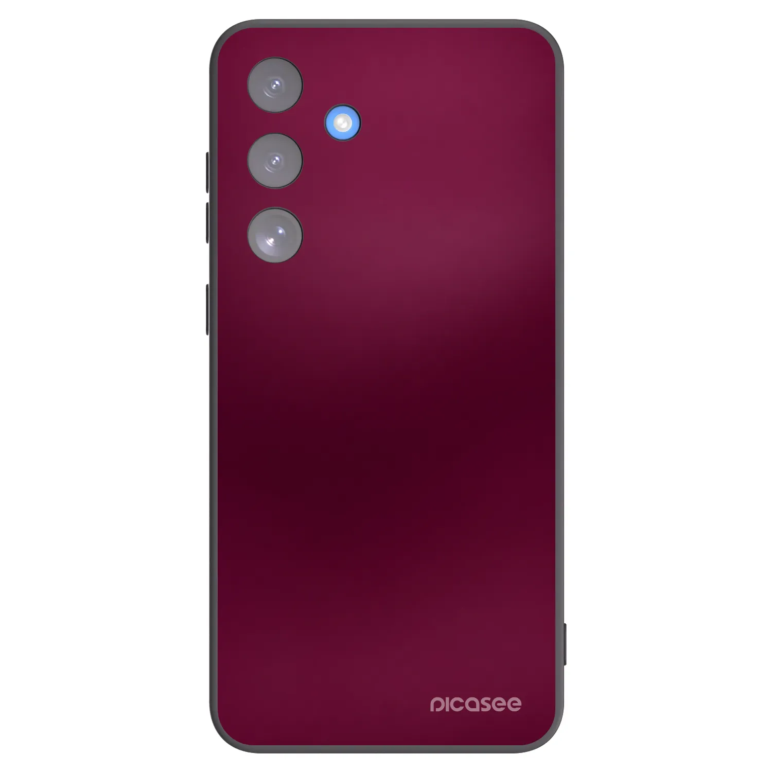 Picasee fekete szilikon tok az alábbi mobiltelefonokra Samsung Galaxy S25 FE 5G - Velvet Bordeaux