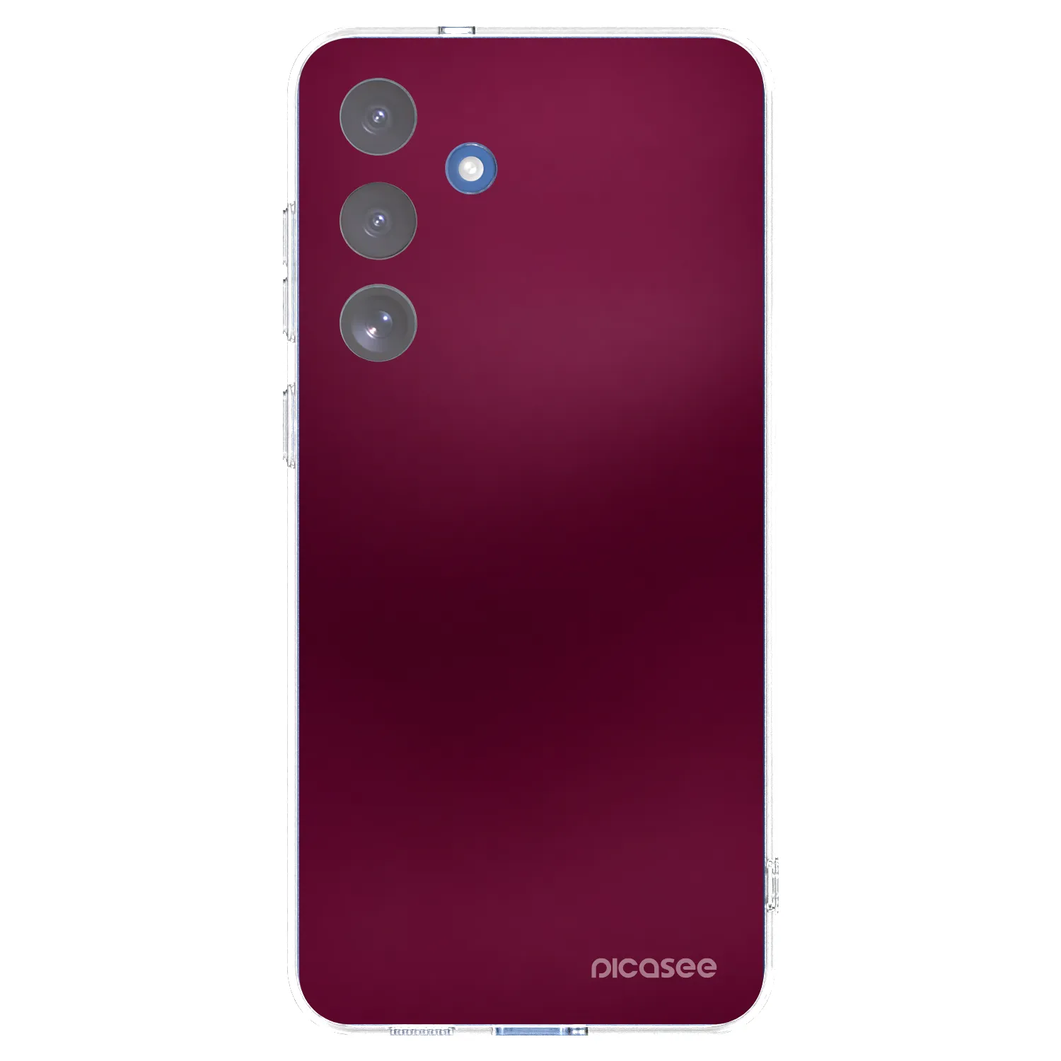 Picasee átlátszó szilikon tok az alábbi mobiltelefonokra Samsung Galaxy S25 FE 5G - Velvet Bordeaux