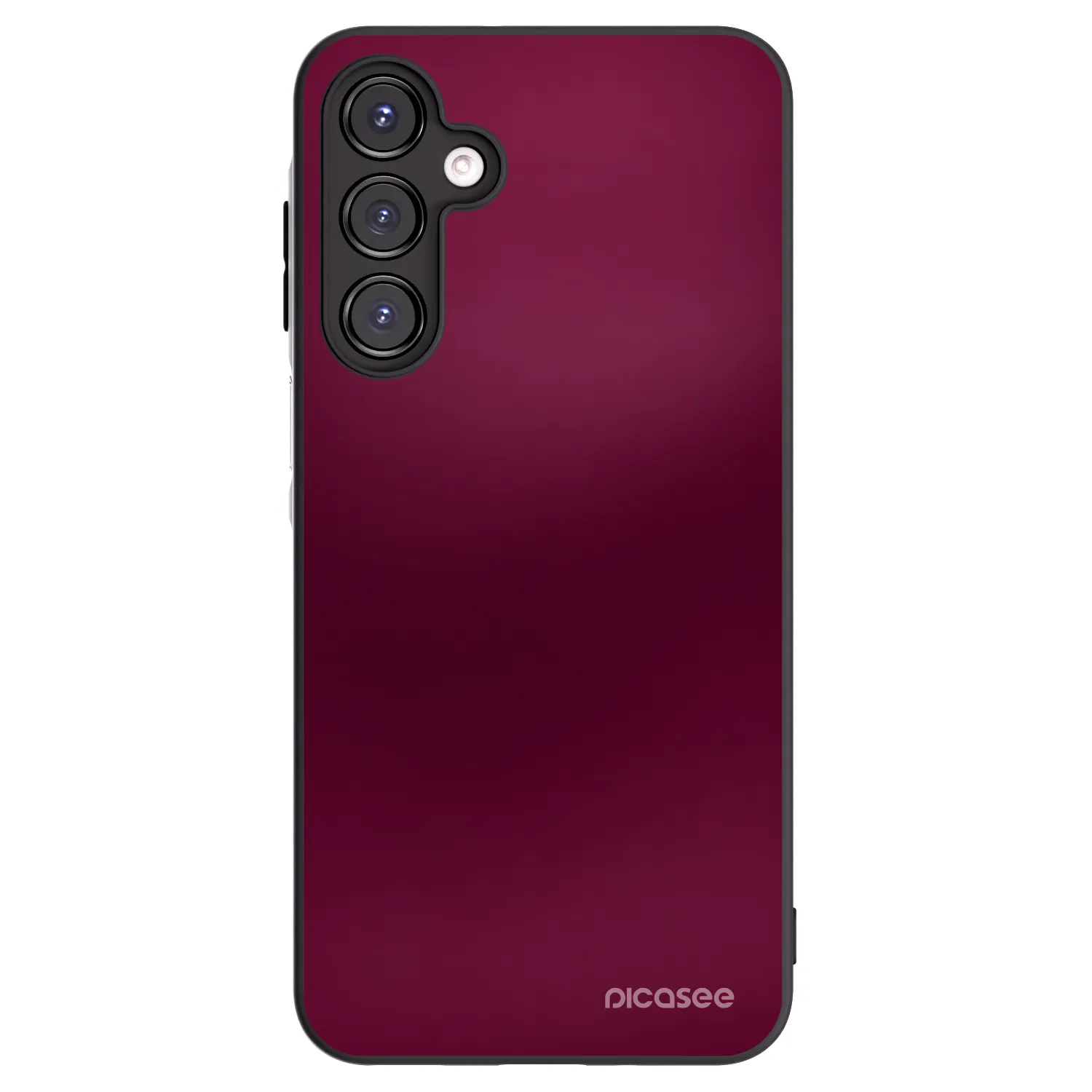 Picasee fekete szilikon tok az alábbi mobiltelefonokra Samsung Galaxy A16 4G - Velvet Bordeaux