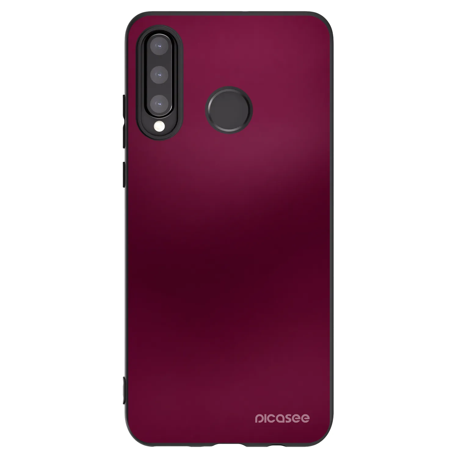 Picasee fekete szilikon tok az alábbi mobiltelefonokra Huawei P30 Lite - Velvet Bordeaux