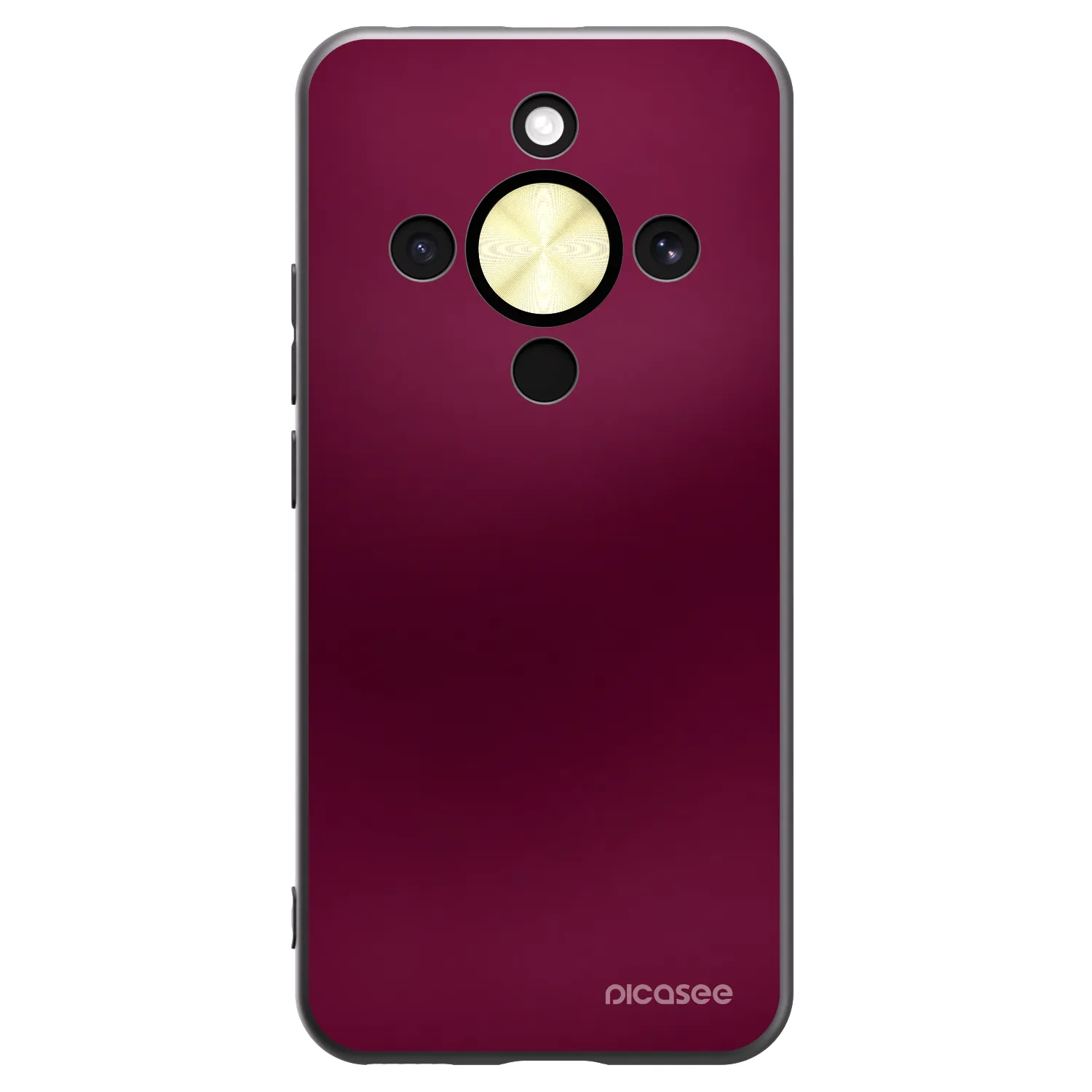 Picasee fekete szilikon tok az alábbi mobiltelefonokra Honor Magic8 Lite 5G - Velvet Bordeaux
