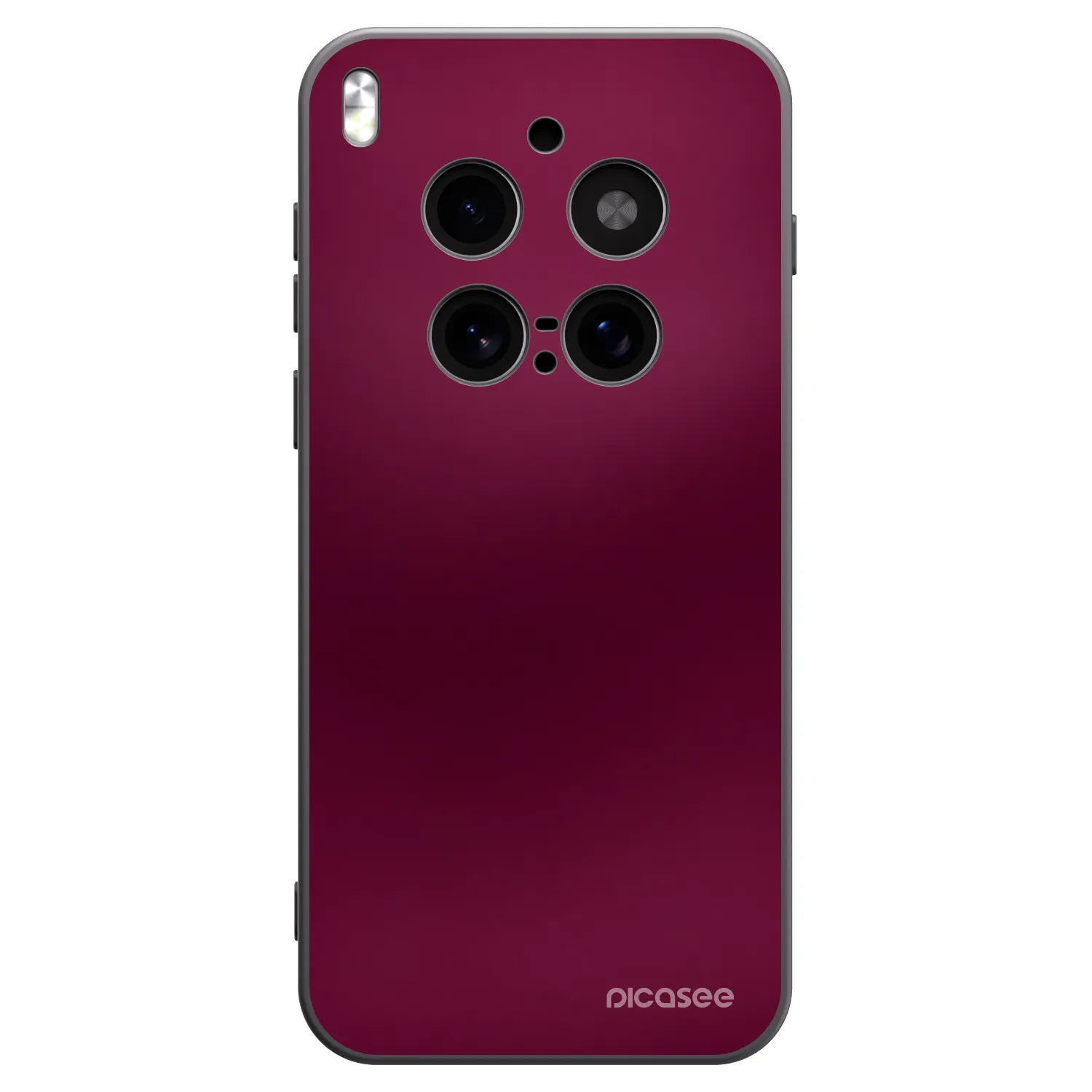 Picasee fekete szilikon tok az alábbi mobiltelefonokra Vivo X300 Pro - Velvet Bordeaux