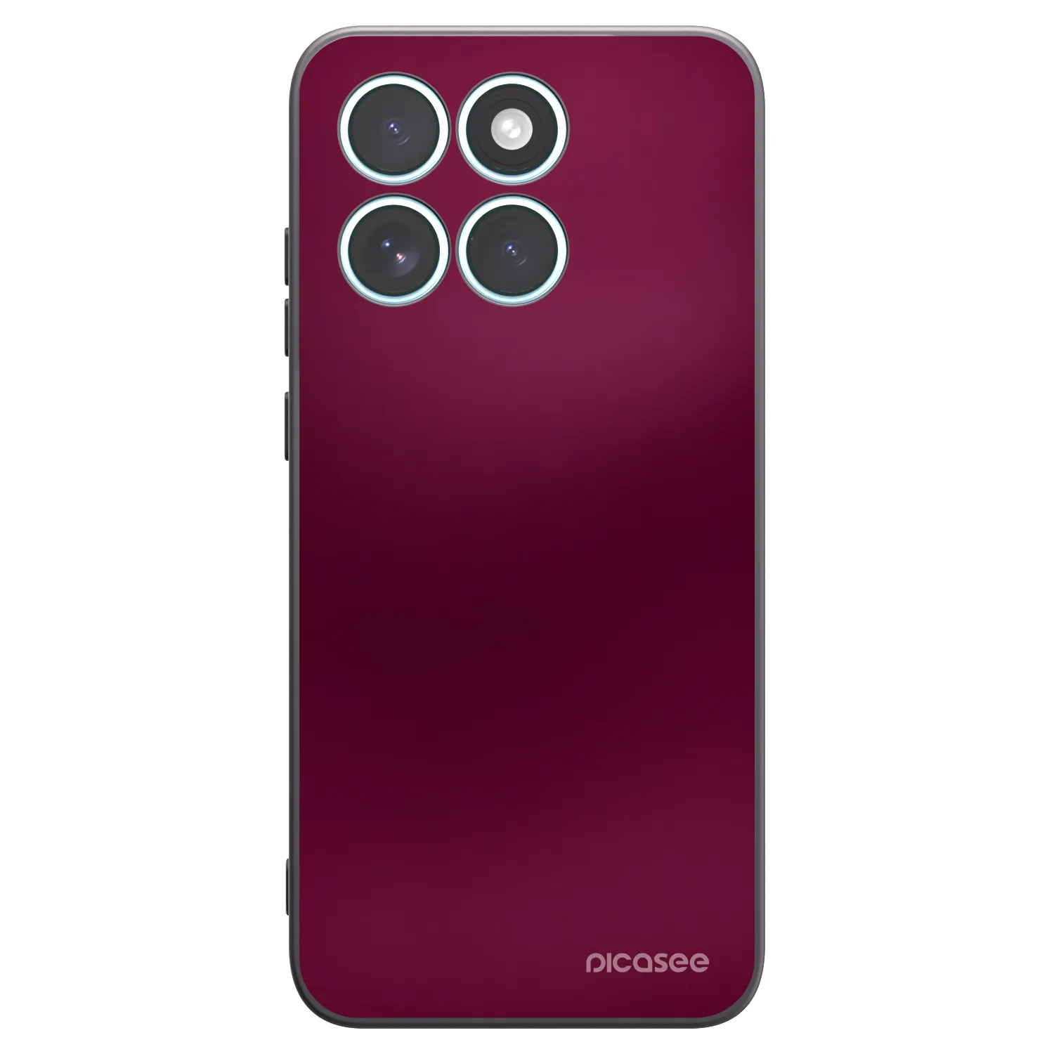 Picasee fekete szilikon tok az alábbi mobiltelefonokra Motorola Edge 70 Fusion - Velvet Bordeaux