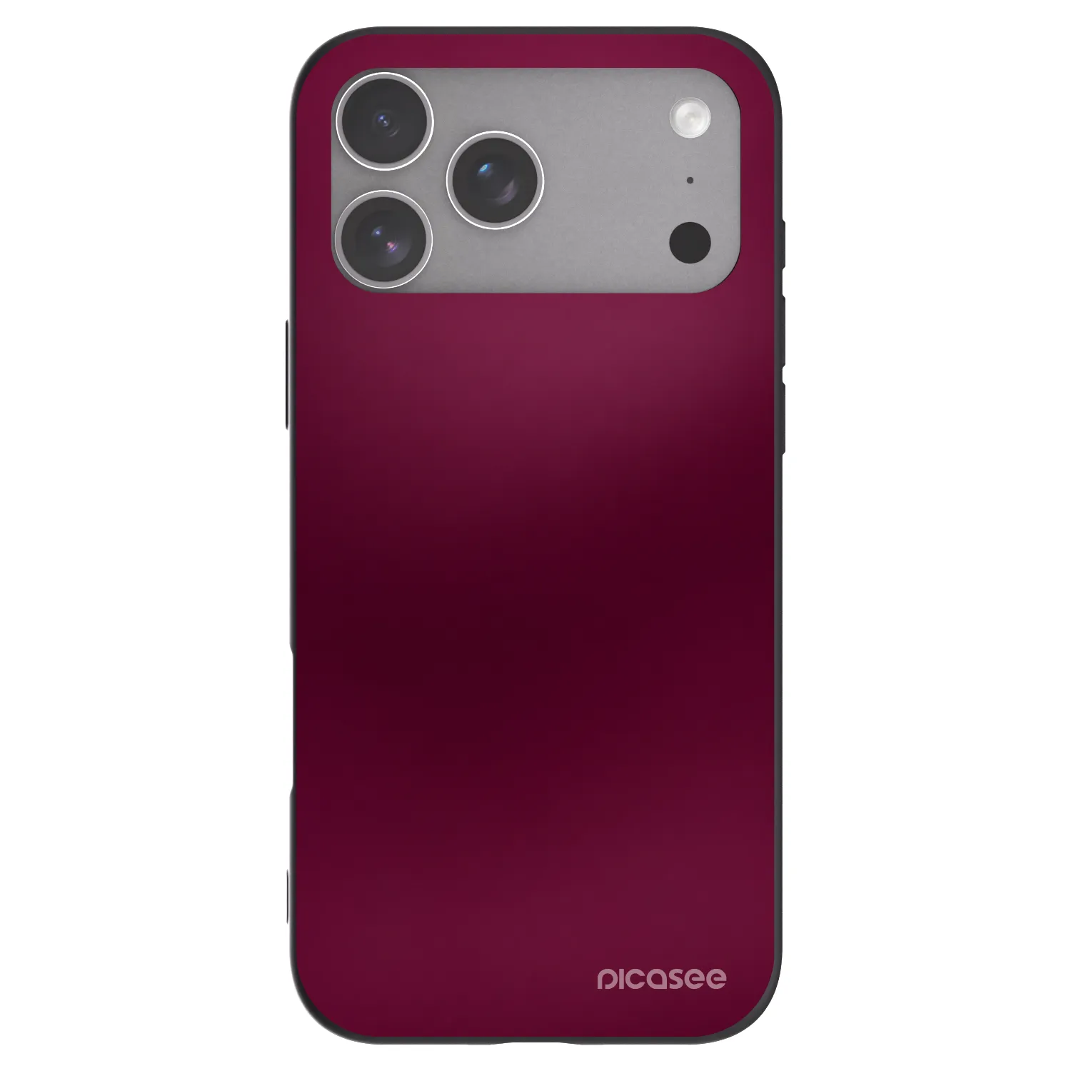 Picasee fekete szilikon tok az alábbi mobiltelefonokra Apple iPhone 18 Pro Max - Velvet Bordeaux
