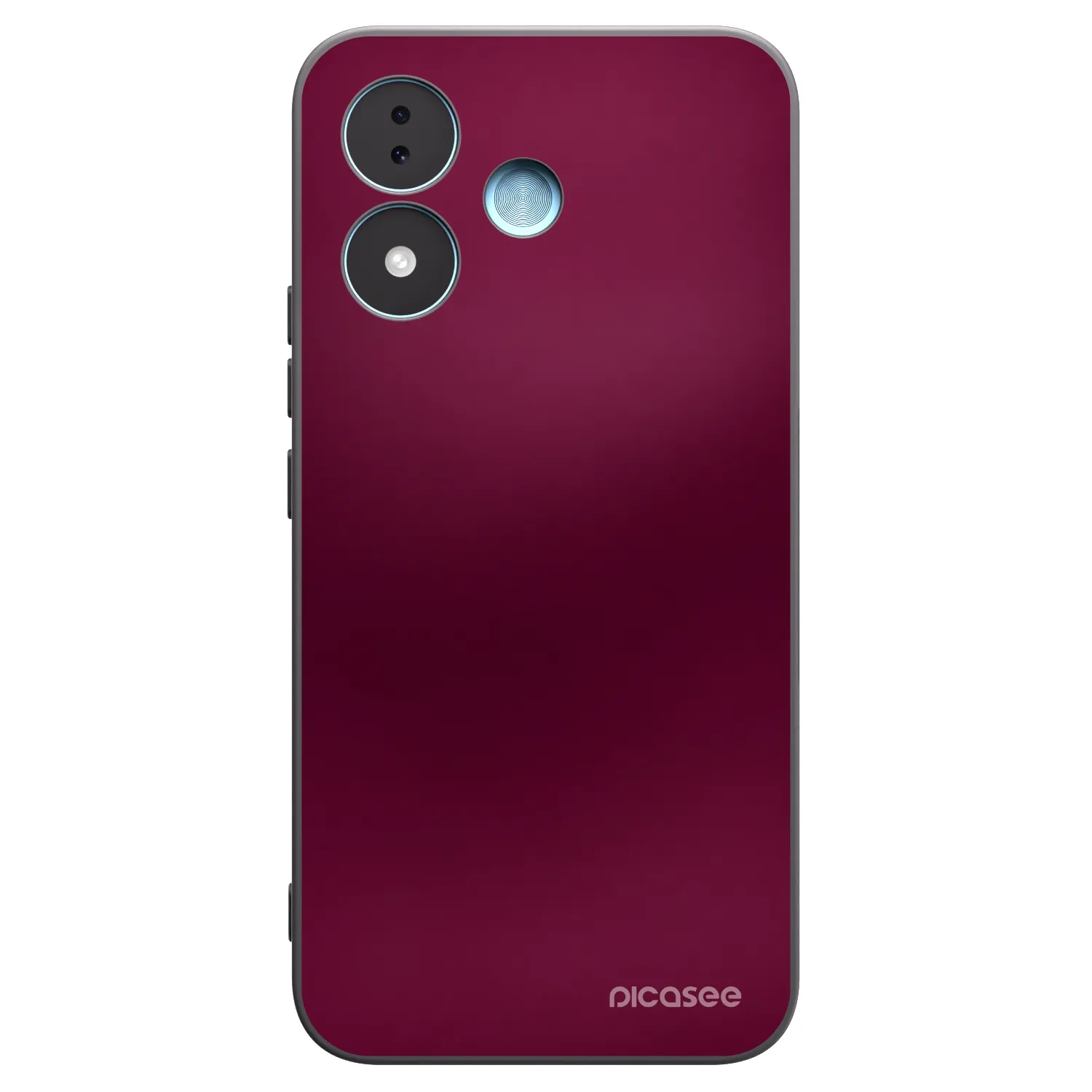Picasee fekete szilikon tok az alábbi mobiltelefonokra Xiaomi Redmi Note 17 5G - Velvet Bordeaux