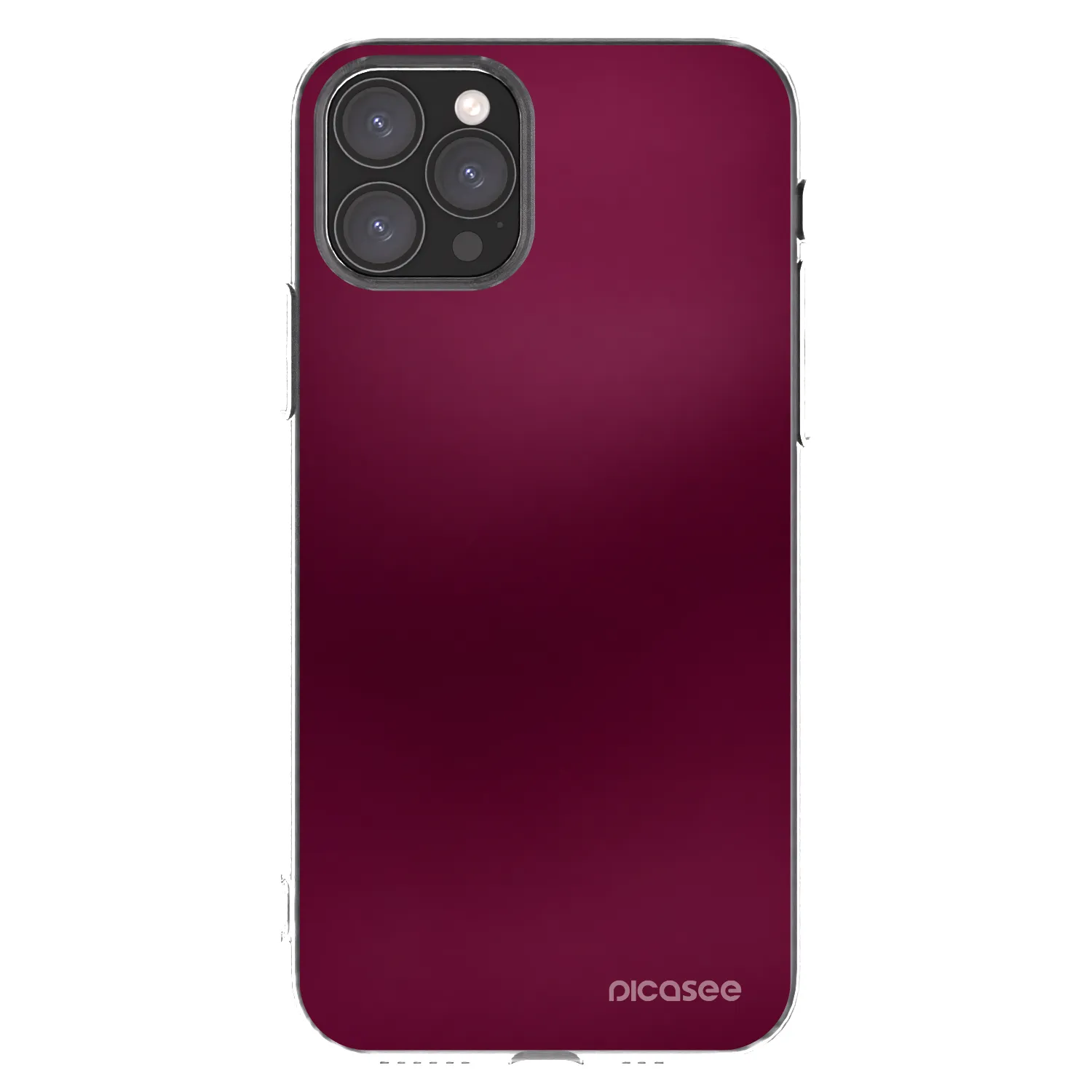 Picasee átlátszó szilikon tok az alábbi mobiltelefonokra Apple iPhone 11 Pro - Velvet Bordeaux