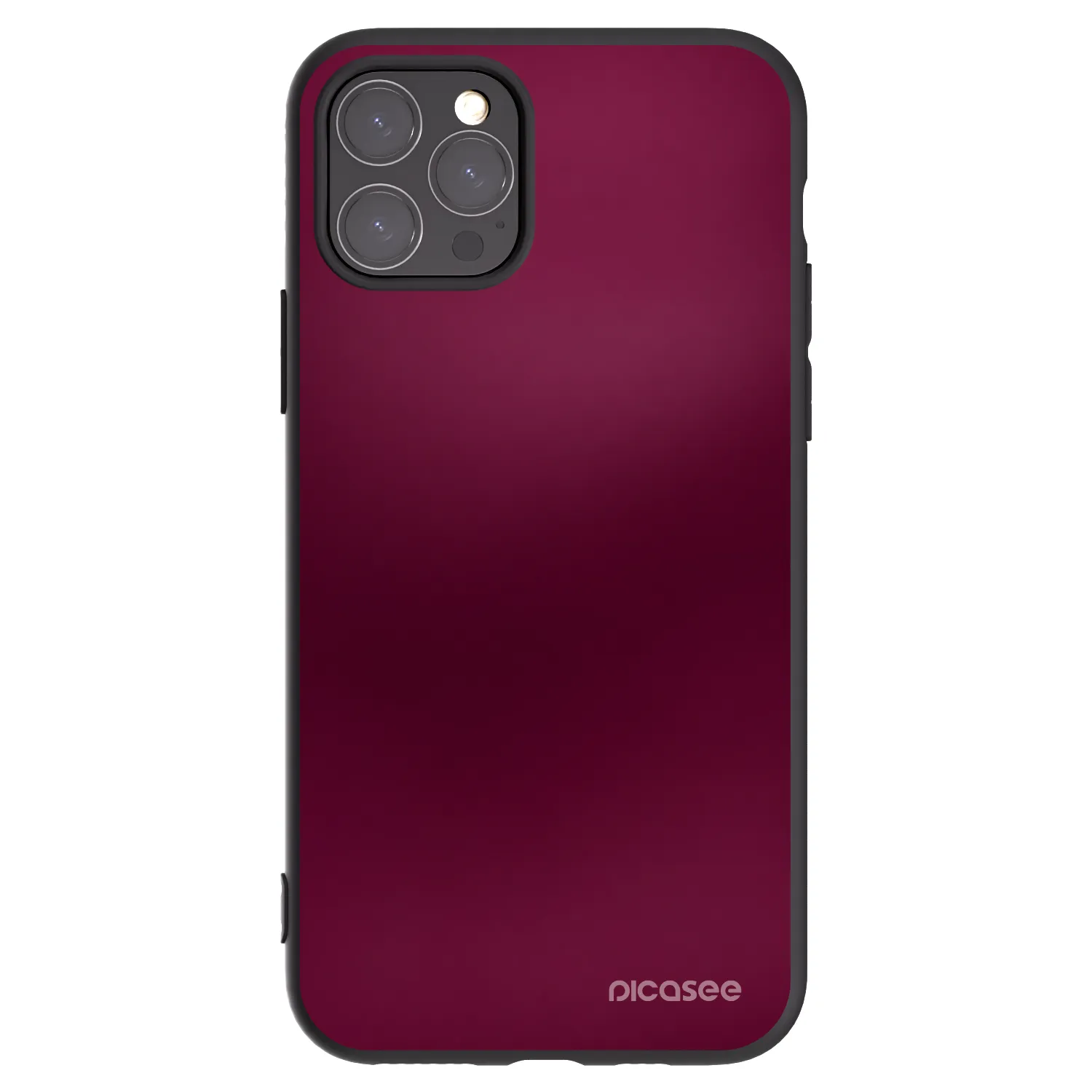 Picasee fekete szilikon tok az alábbi mobiltelefonokra Apple iPhone 11 Pro - Velvet Bordeaux
