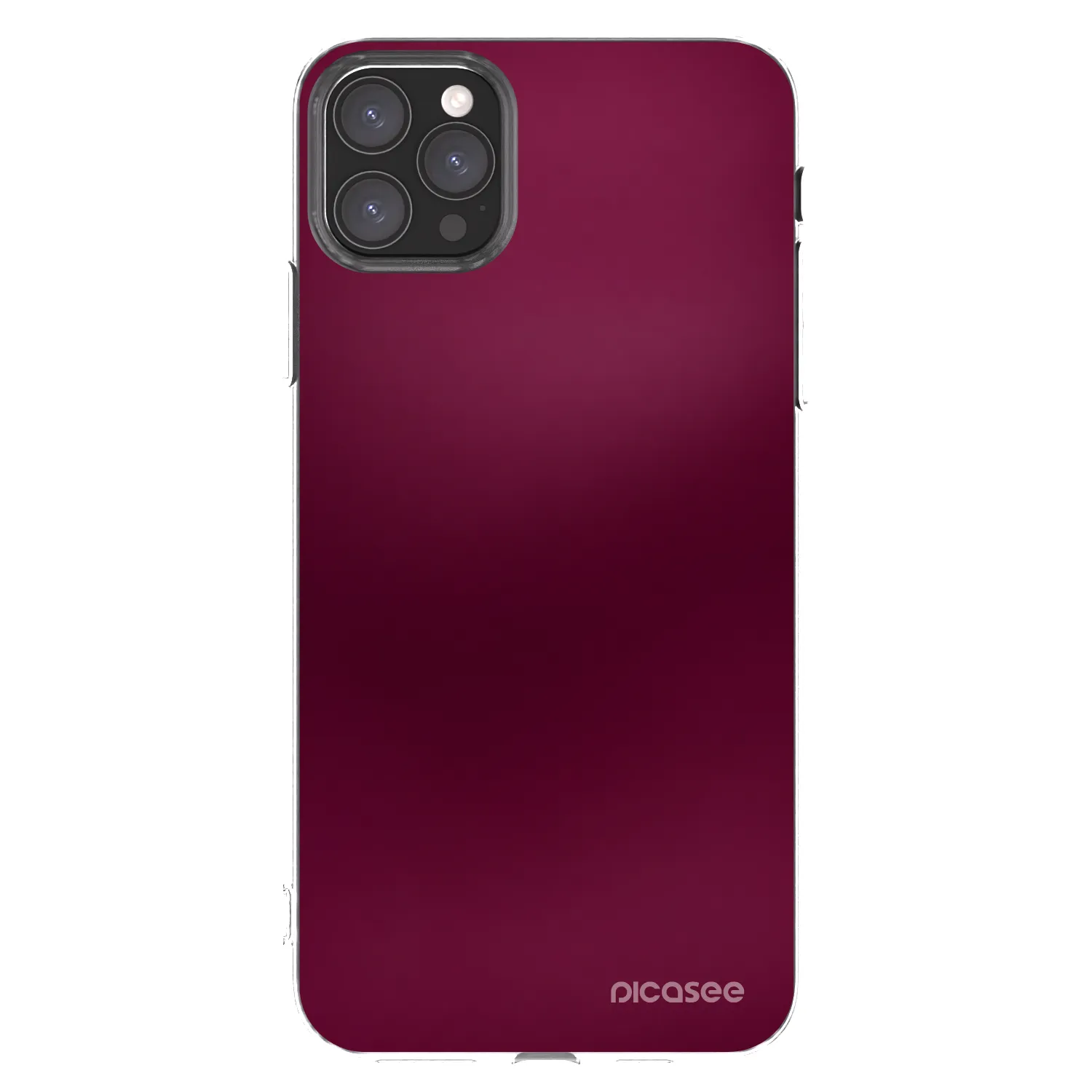 Picasee átlátszó szilikon tok az alábbi mobiltelefonokra Apple iPhone 11 Pro Max - Velvet Bordeaux