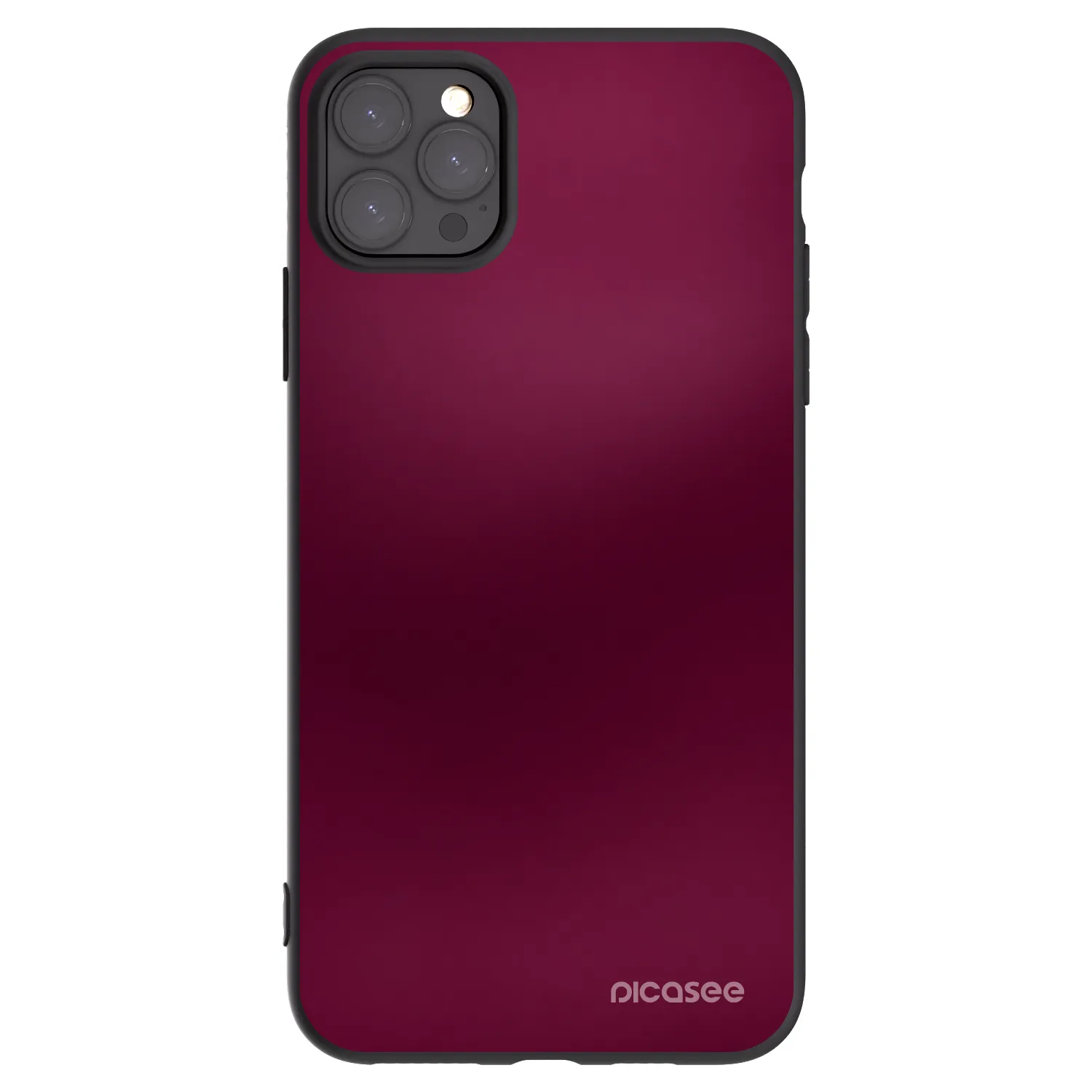 Picasee fekete szilikon tok az alábbi mobiltelefonokra Apple iPhone 11 Pro Max - Velvet Bordeaux