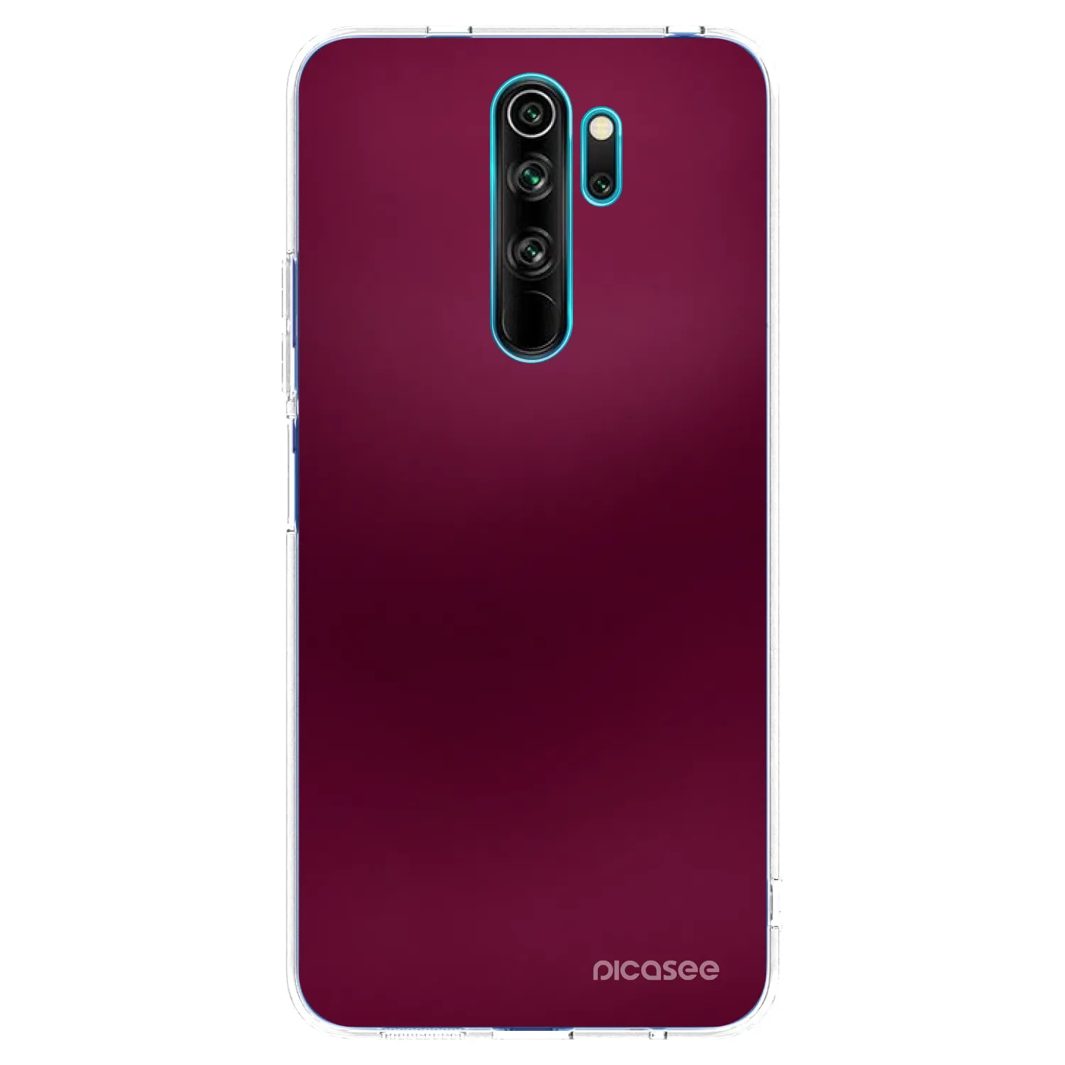 Picasee átlátszó szilikon tok az alábbi mobiltelefonokra Xiaomi Redmi Note 8 Pro - Velvet Bordeaux