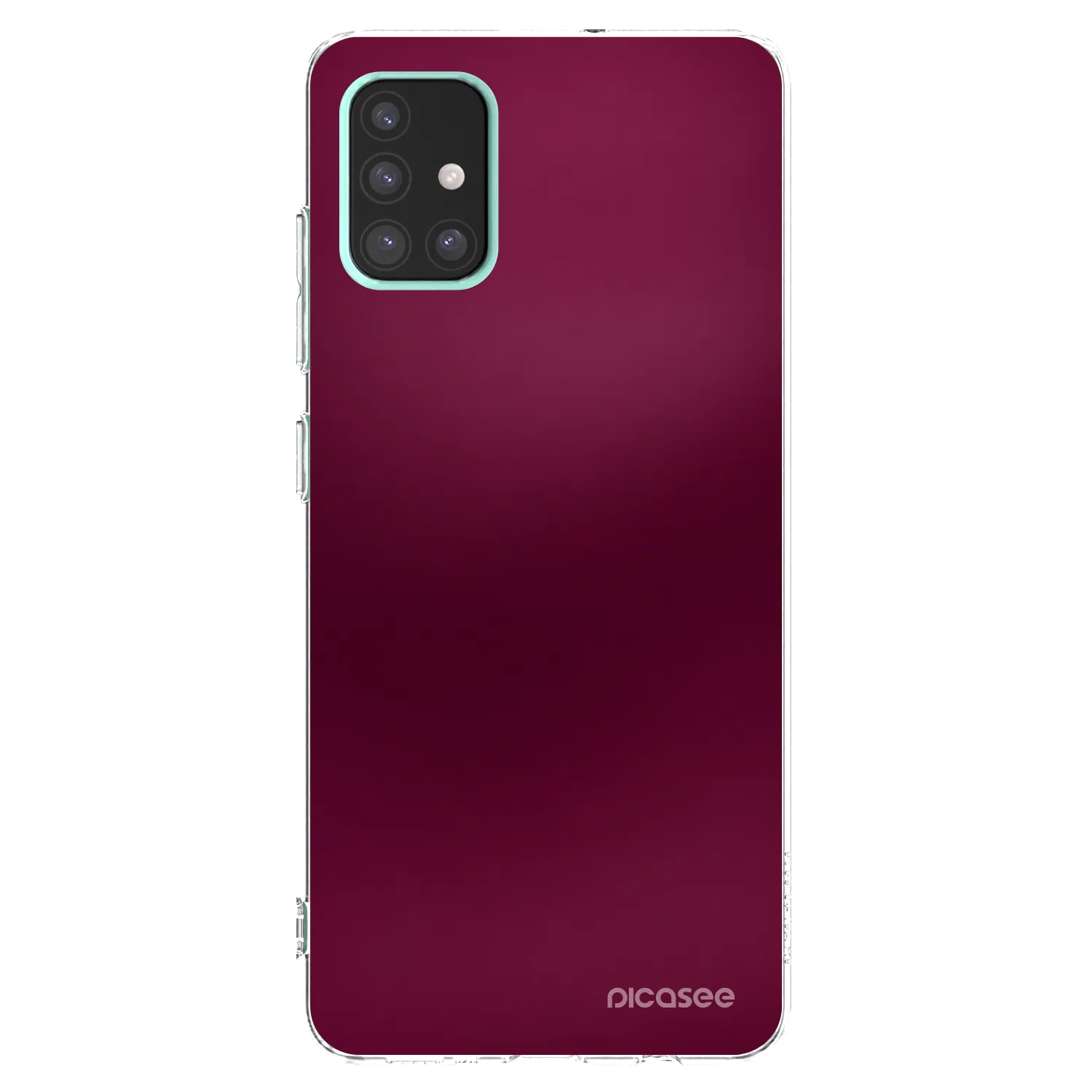 Picasee átlátszó szilikon tok az alábbi mobiltelefonokra Samsung Galaxy A51 A515F - Velvet Bordeaux