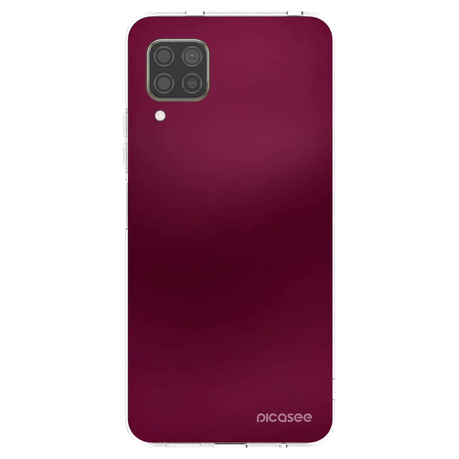 Picasee átlátszó szilikon tok az alábbi mobiltelefonokra Huawei P40 Lite - Velvet Bordeaux