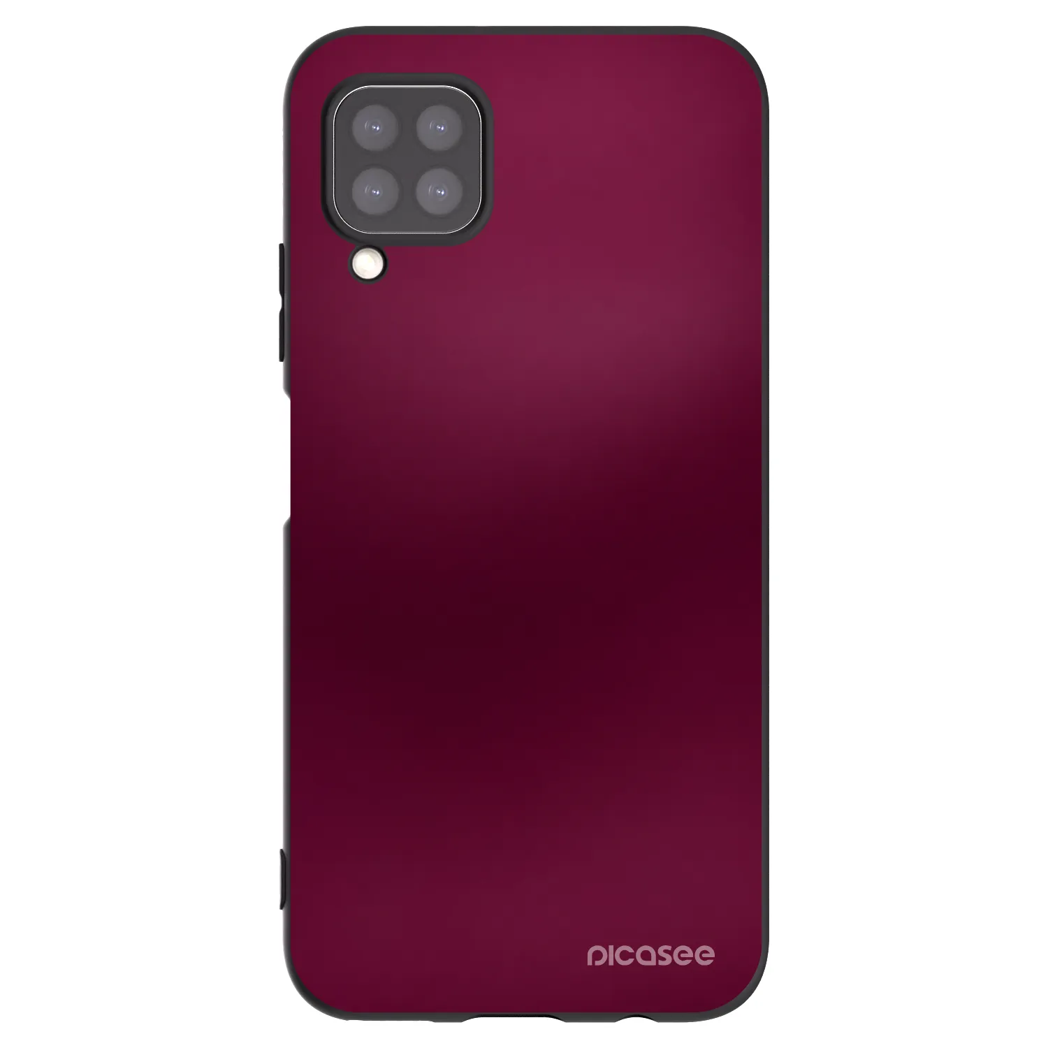 Picasee fekete szilikon tok az alábbi mobiltelefonokra Huawei P40 Lite - Velvet Bordeaux