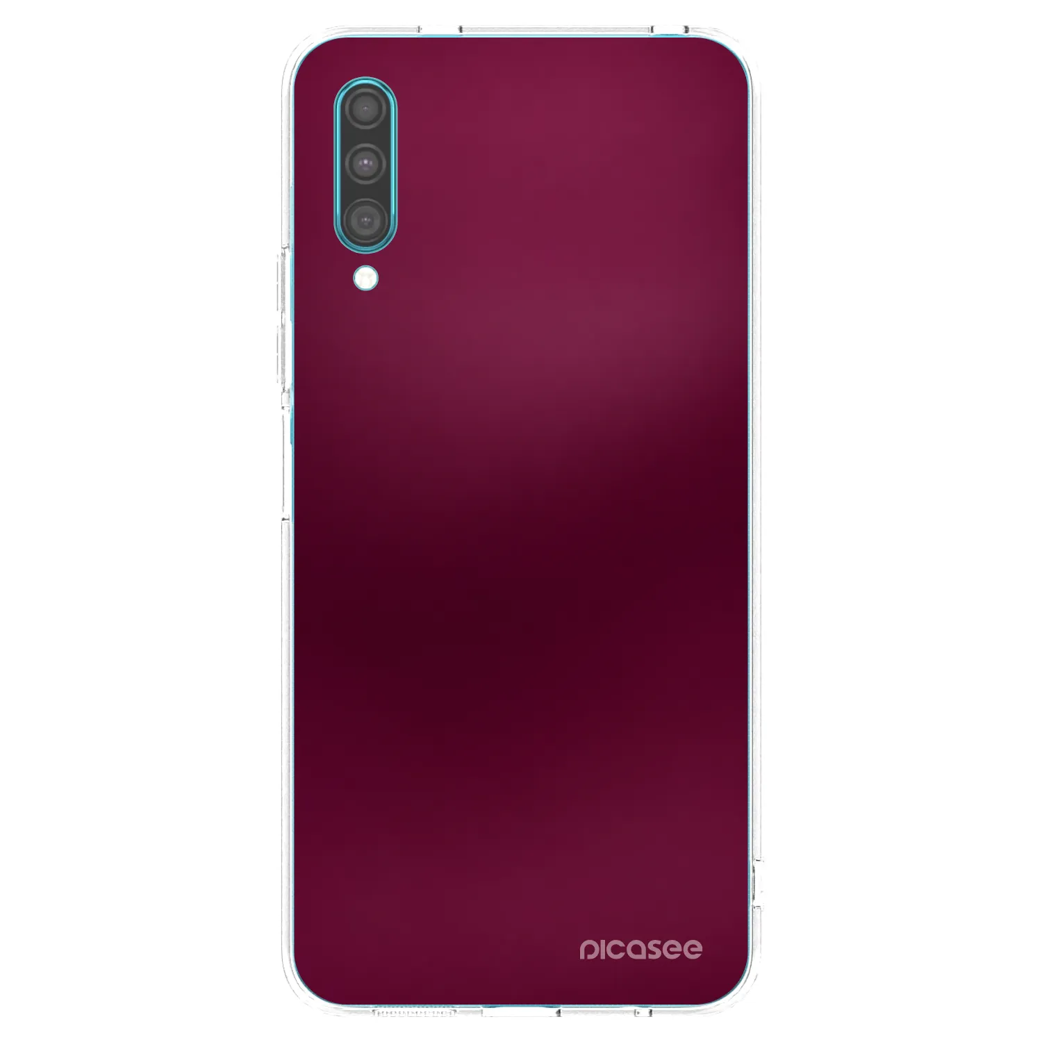 Picasee átlátszó szilikon tok az alábbi mobiltelefonokra Samsung Galaxy A30s A307F - Velvet Bordeaux