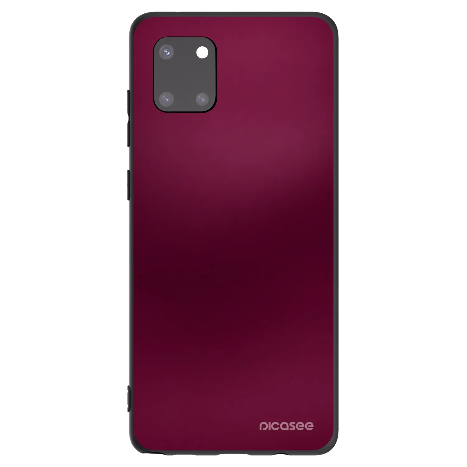 Picasee fekete szilikon tok az alábbi mobiltelefonokra Samsung Galaxy Note 10 Lite N770F - Velvet Bordeaux