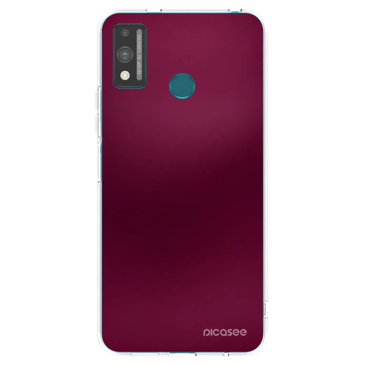 Picasee átlátszó szilikon tok az alábbi mobiltelefonokra Honor 9X Lite - Velvet Bordeaux