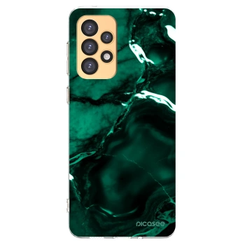 Picasee átlátszó szilikon tok az alábbi mobiltelefonokra Samsung Galaxy A33 5G A336 - Dark emerald