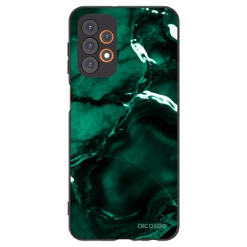 Picasee fekete szilikon tok az alábbi mobiltelefonokra Samsung Galaxy A23 A236B 5G - Dark emerald