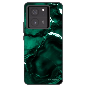 Picasee fekete szilikon tok az alábbi mobiltelefonokra Xiaomi 13T Pro - Dark emerald