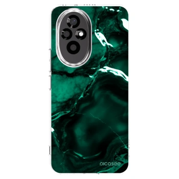 Picasee átlátszó szilikon tok az alábbi mobiltelefonokra Honor 200 5G - Dark emerald