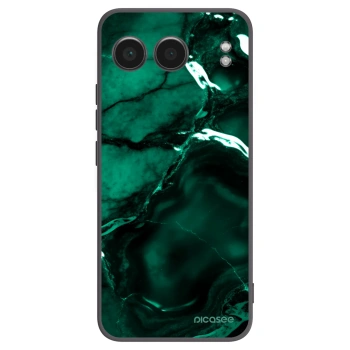 Picasee fekete szilikon tok az alábbi mobiltelefonokra OnePlus Nord 4 - Dark emerald