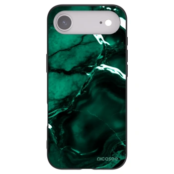 Picasee fekete szilikon tok az alábbi mobiltelefonokra Apple iPhone Air - Dark emerald